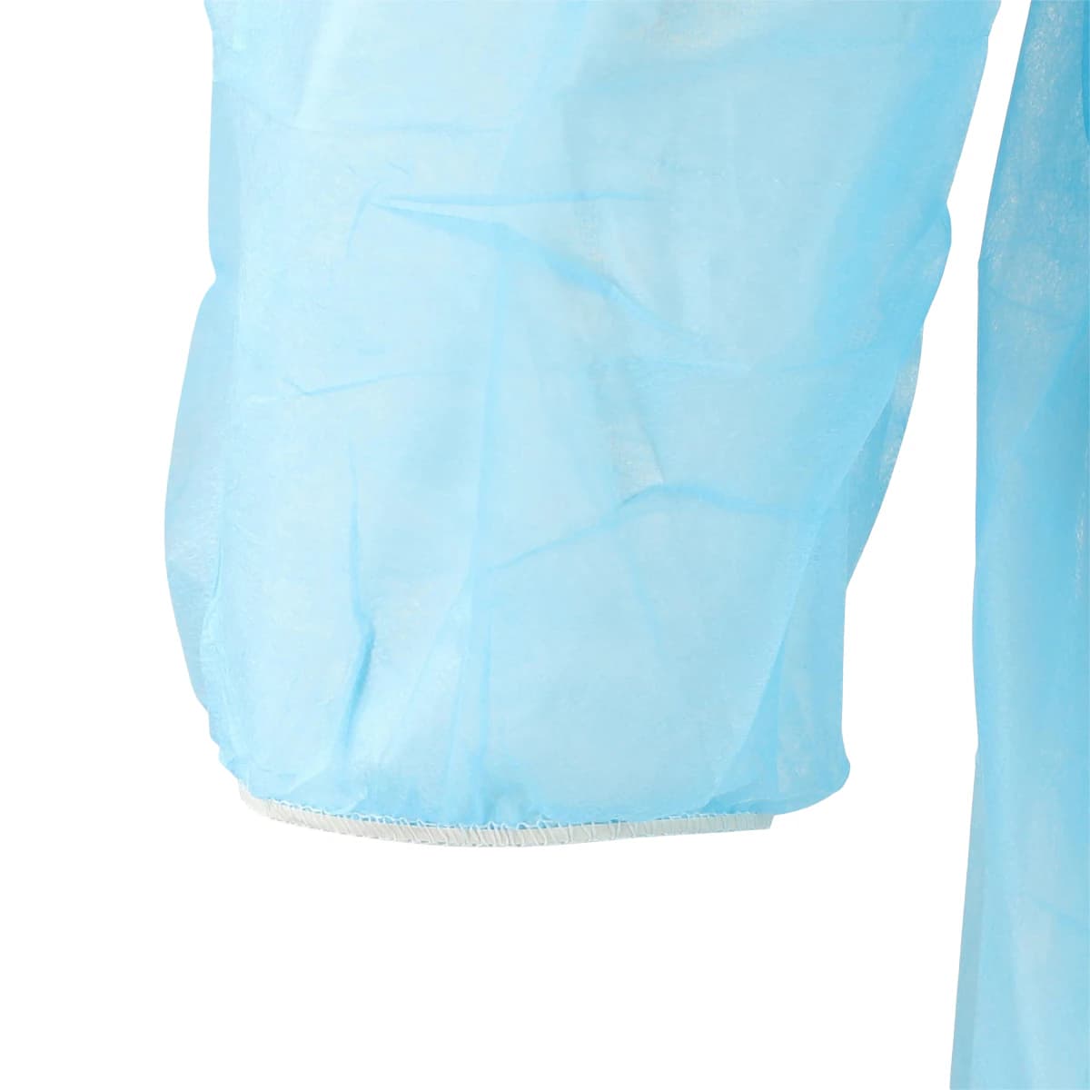 Dukal Isolation Gown, Blue, Elastic Cuffs, Waist and Neck Tie Closures, One Size Fits All, 50/Case, 301BL thumbnail 4