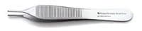 Henry Schein Adson Dressing Forcep, Serrated, 4-3/4", Stainless Steel, Autoclavable, Each thumbnail 2