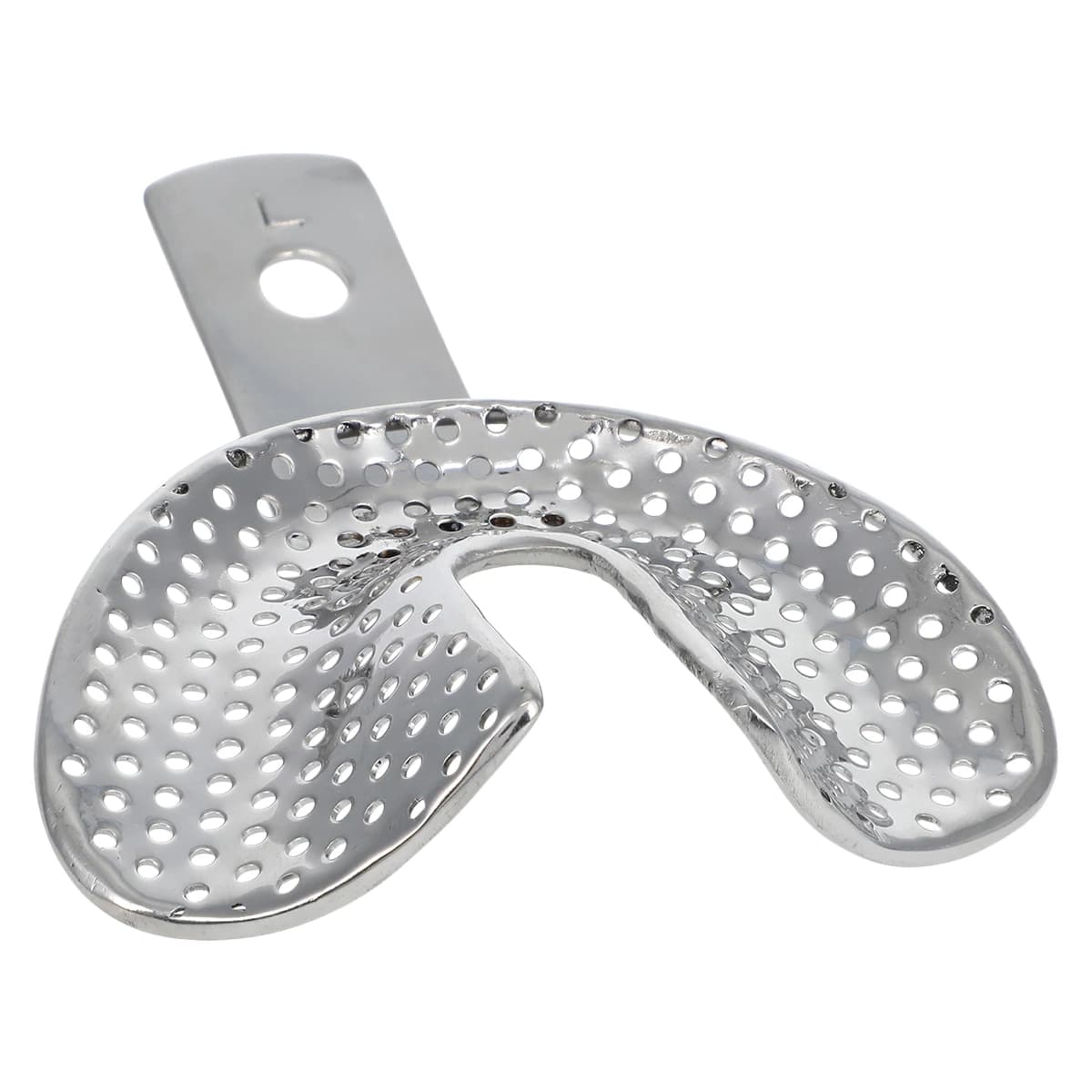 Impression Tray Metal #68, Stainless Steel, Perforated, Large, Lower, Non-Water Cooled - Impression Tray Metal #68 - Image 1