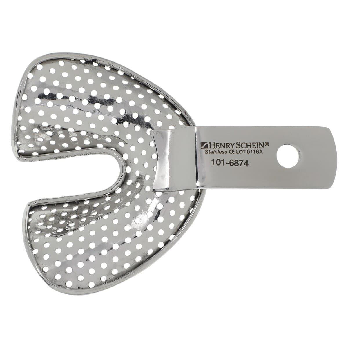 Impression Tray Metal #68, Stainless Steel, Perforated, Large, Lower, Non-Water Cooled thumbnail 2