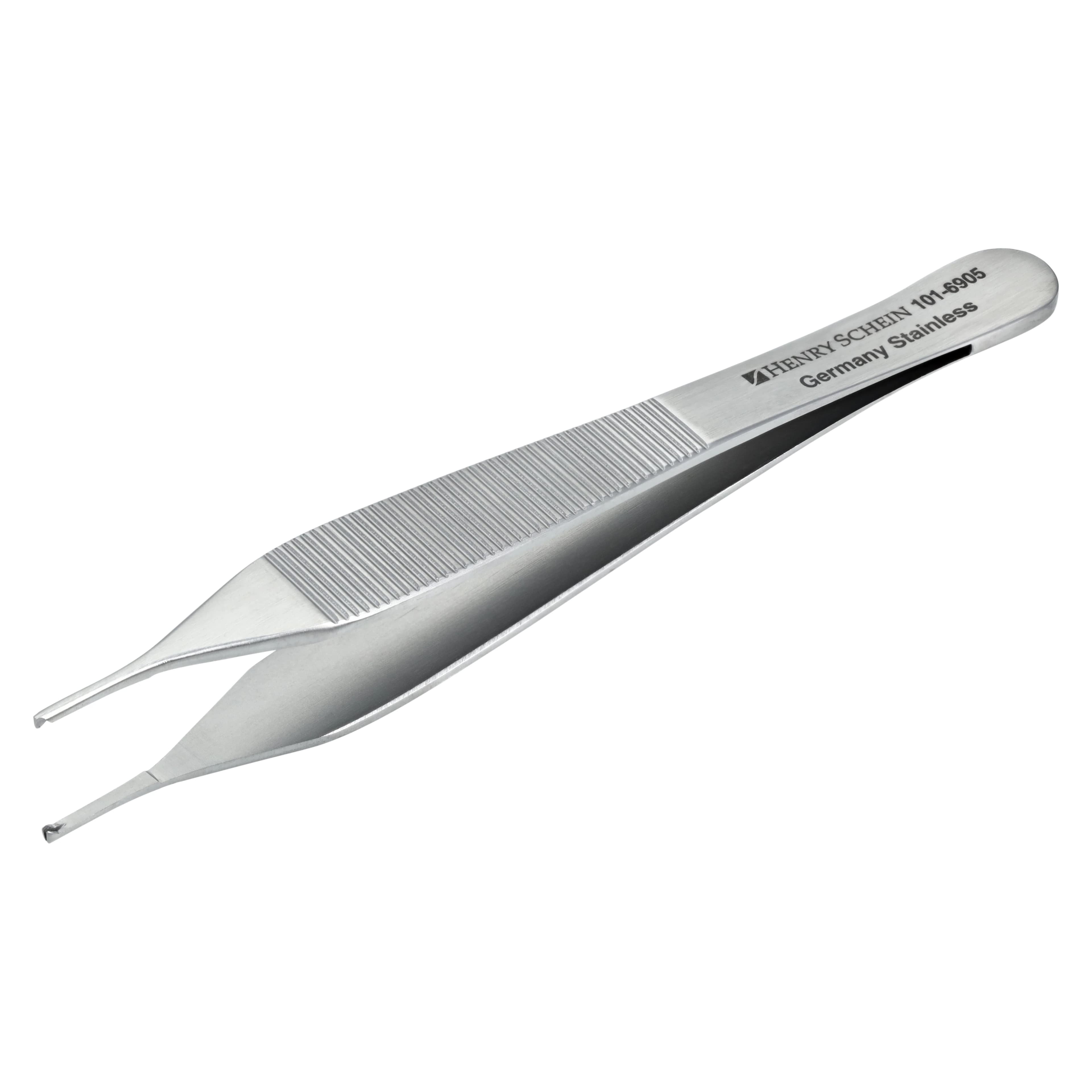 Henry Schein Adson Tissue/Suture Forcep, 4-3/4", Stainless Steel, Autoclavable, Each thumbnail 4