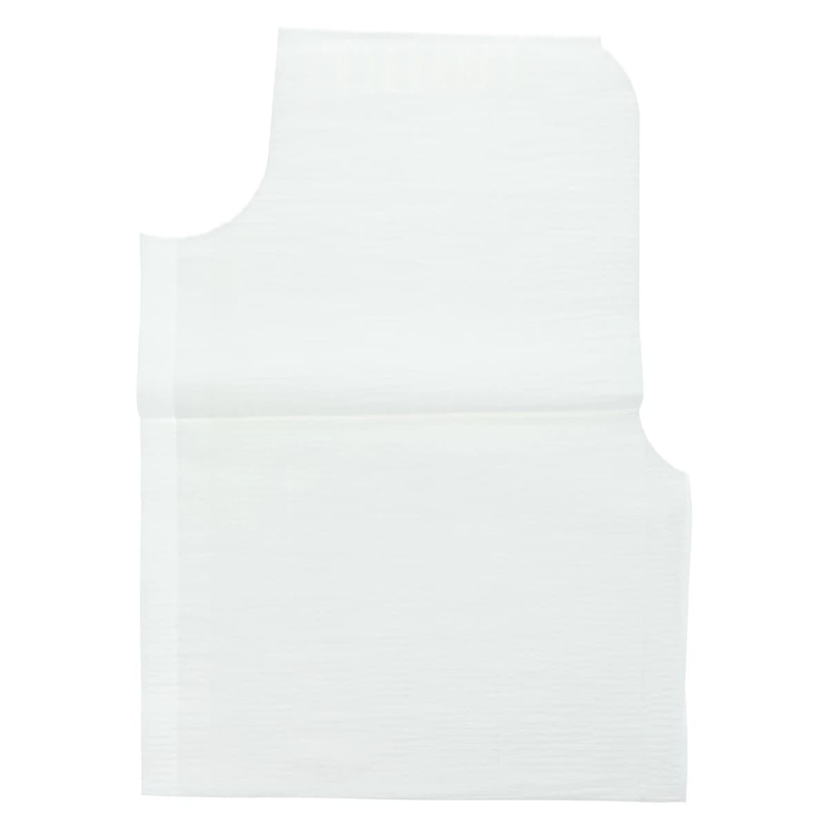 Henry Schein Cape Exam Deluxe TPT White, 30 in x 21 in, Tissue/Poly/Tissue, Disposable, 100/Case - Cape Exam Deluxe TPT White - Image 1