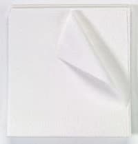 Tidi Products Patient Drape Sheets, 2-Ply Tissue, White, 40" x 48", 100/Case thumbnail 2