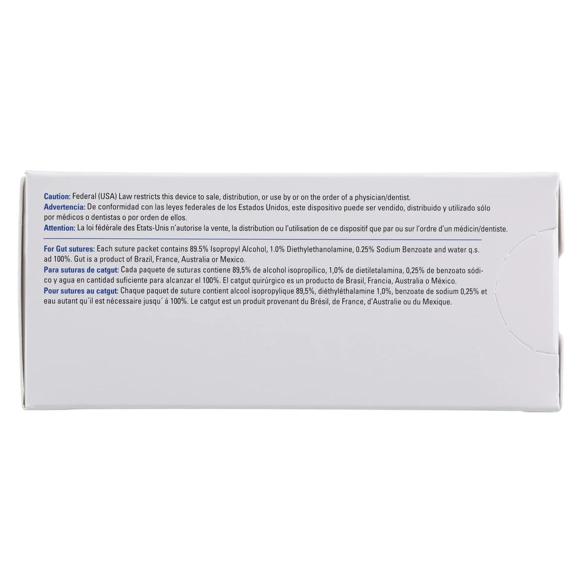 Henry Schein Black Monofilament Nylon Non-Absorbable Surgical Sutures, 5-0, 18", C-6 Reverse Cutting 3/8 Circle Needle, 18mm, 12/Box thumbnail 5