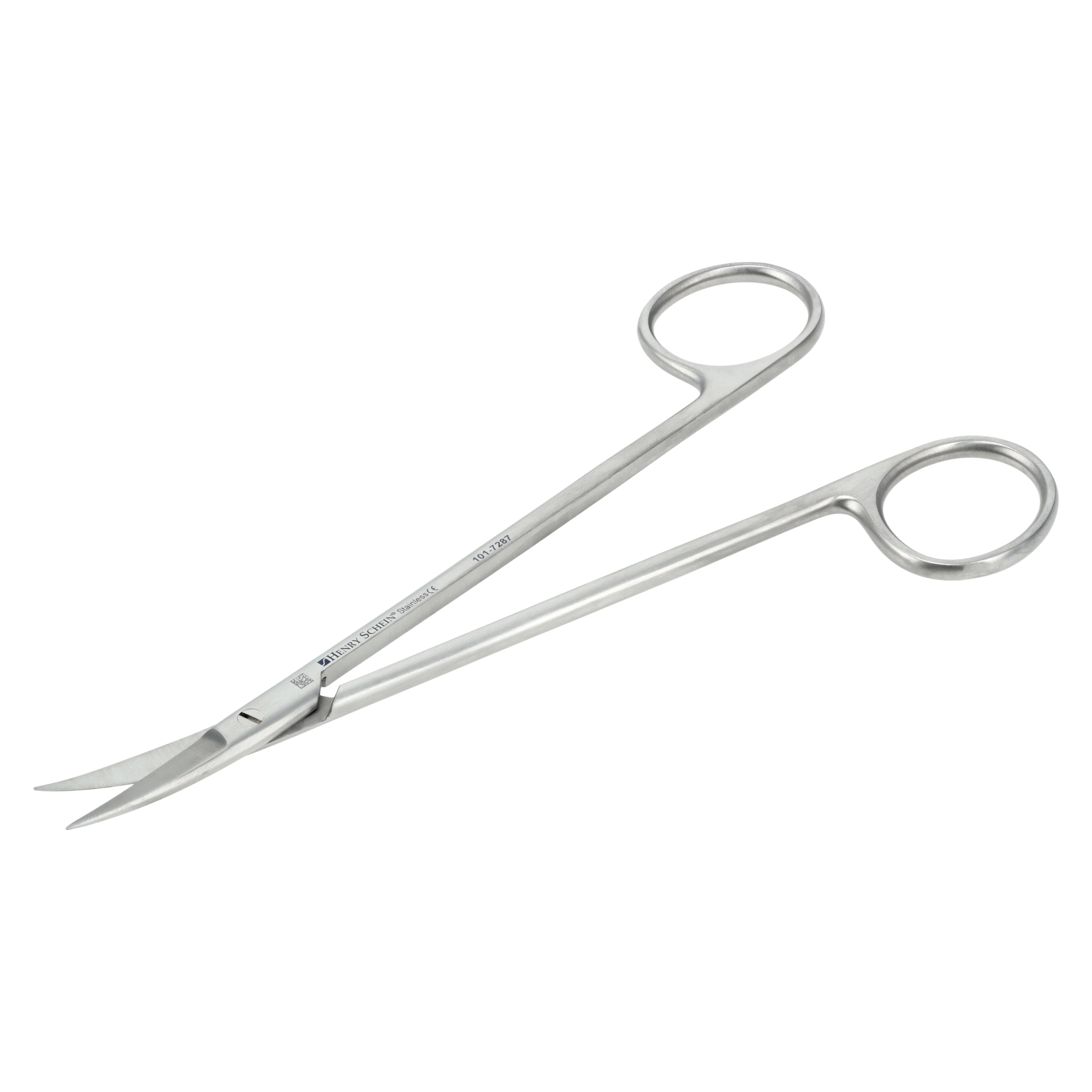Kelly Serrated Scissors, 6.25" Curved, Standard Stainless Steel, Each thumbnail 2