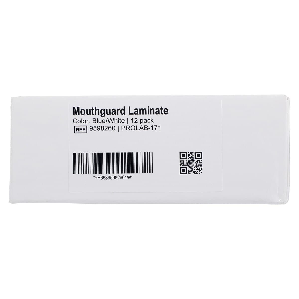 Pro-Form Mouthguard Laminates, 5" x 5", 0.160" (4mm), Blue/White, Dual-Color, 12/Pk, 9598260 thumbnail 4