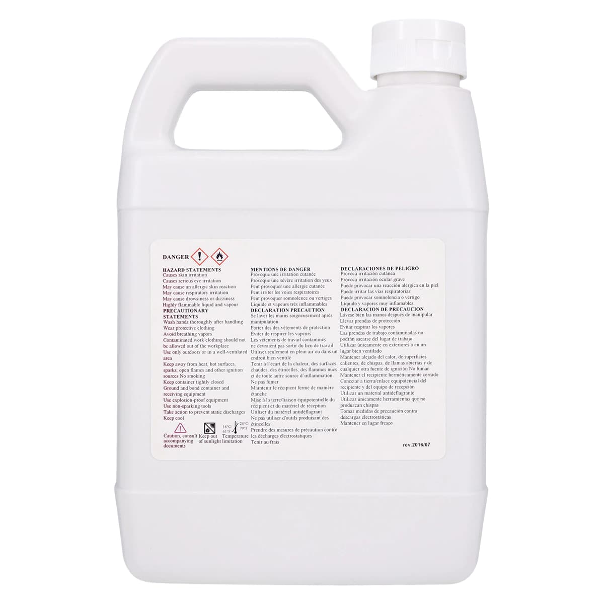 Self Cure Acrylic Liquid, Clear, 1 Qt/Bottle thumbnail 2