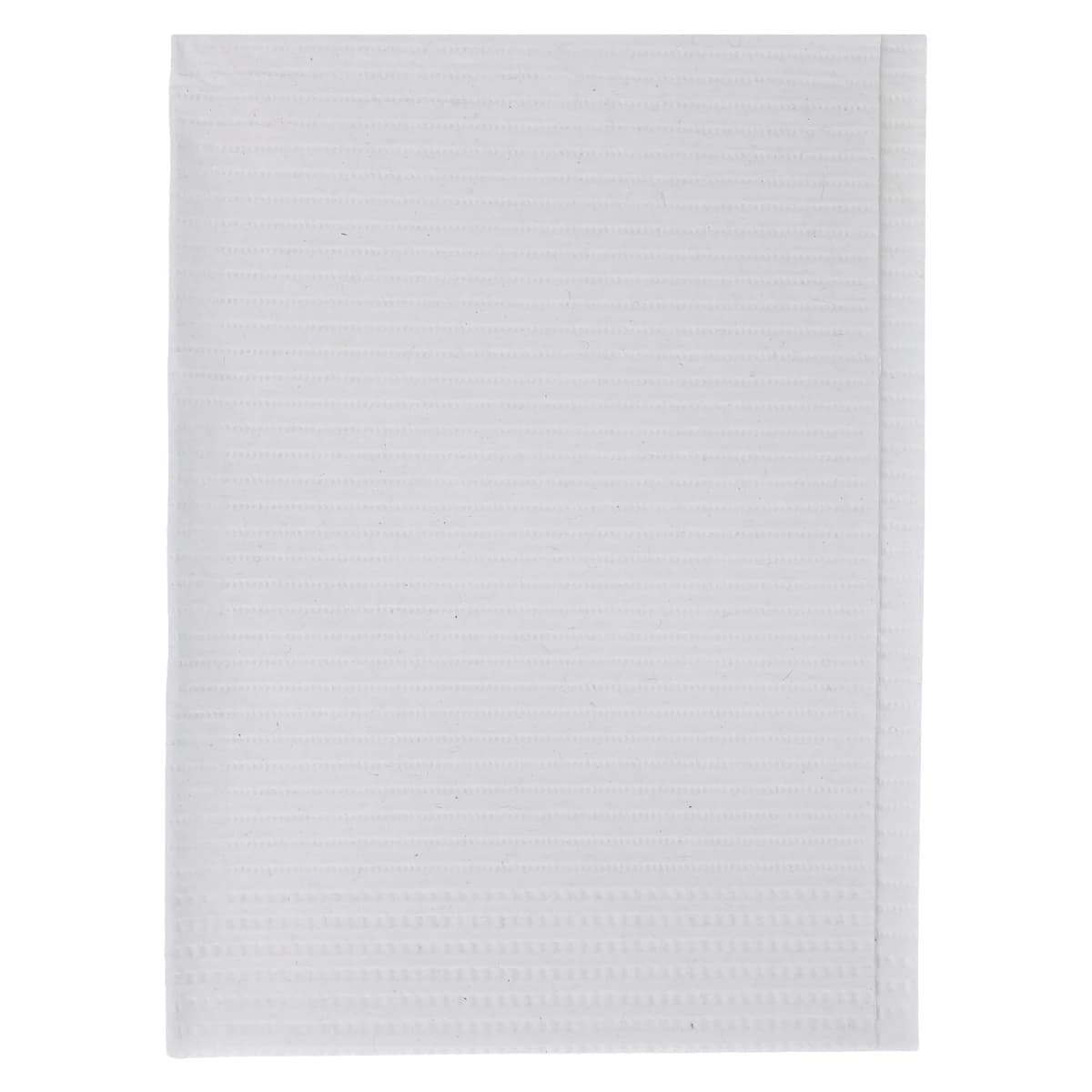 Crosstex Econoback Patient Bibs, 2-Ply Paper/Poly, 13" x 19", White, 500/Case, WEXWH - Econoback™ White Bib Case of 500 - Image 1