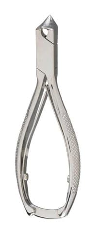 Miltex-Integra Nail Nipper, 5-1/2" Angled/Concave, Stainless Steel, Each - Nail Nipper 5.5 Angled SS - Image 1