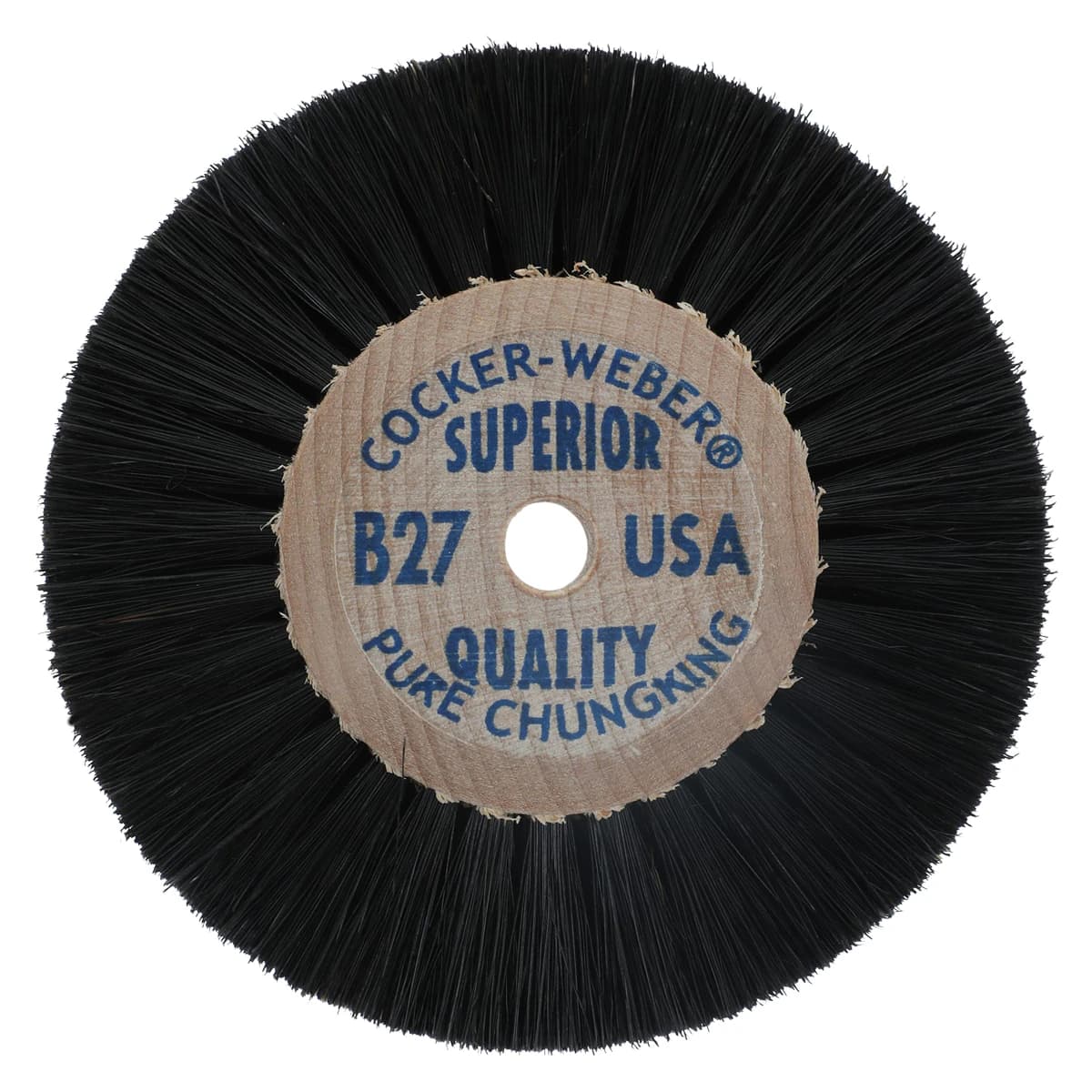 #B27 Wood Brushes Wheel 76mm Pack of 12 (Cocker-Weber) thumbnail 3