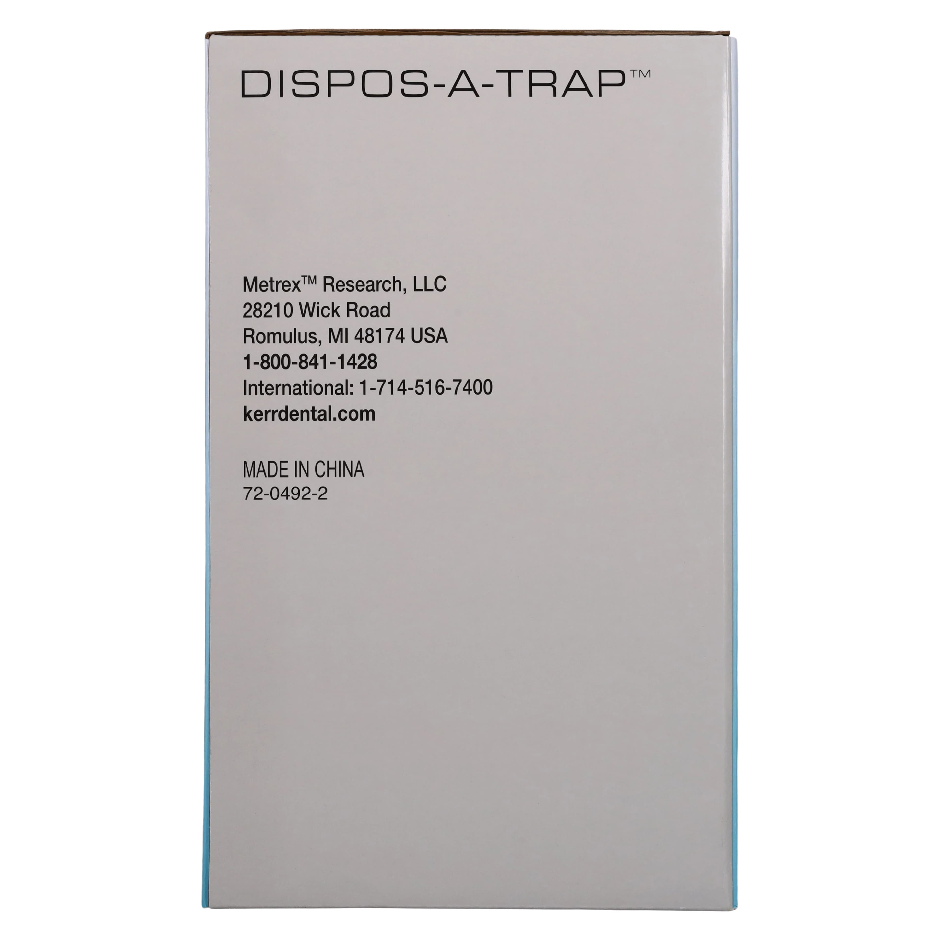 Kerr TotalCare Dispos-A-Trap #5500 Disposable Evacuator Trap, 1-1/4" Diameter, for A-dec Cascade/Performer, 144/Box thumbnail 5