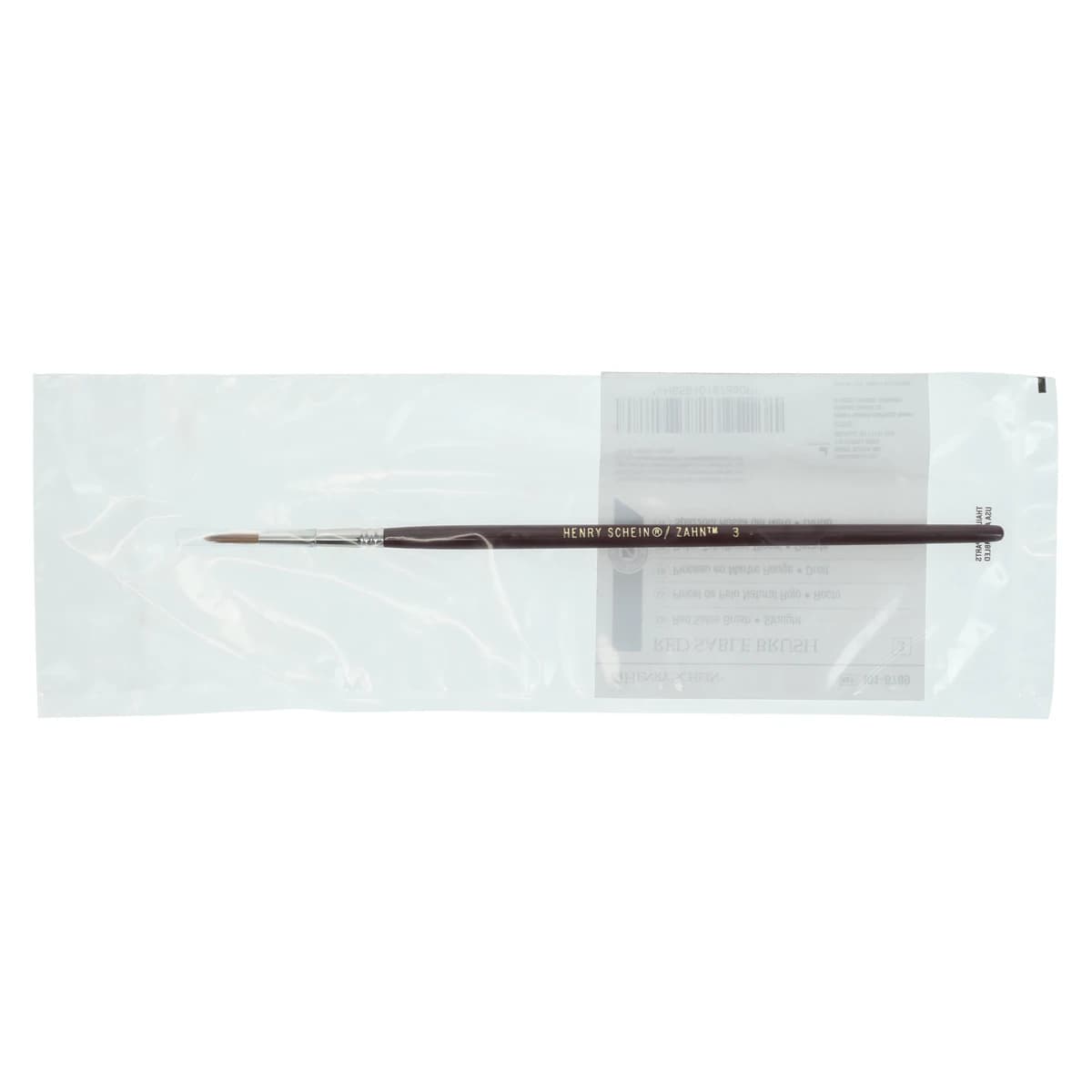 Red Sable Ceramist Brush #3, Straight thumbnail 2