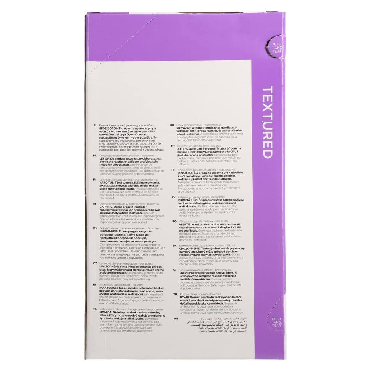 Encore PF Sterile Surgical Gloves, Powder-Free, Latex, Textured, Size 9, 50 Pairs/Box, 5785007 thumbnail 3