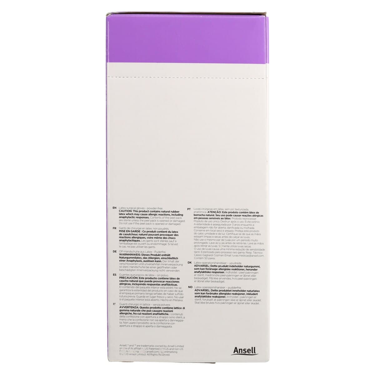 Encore PF Sterile Surgical Gloves, Powder-Free, Latex, Textured, Size 9, 50 Pairs/Box, 5785007 thumbnail 4