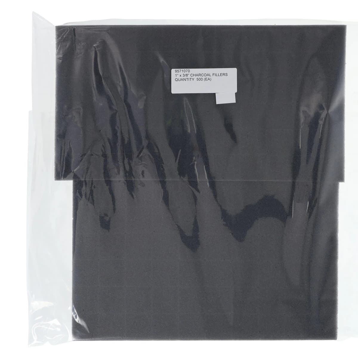 Keystone Foam Filler, 1" x 3/8" Thick, Charcoal, 500/Box, 01KEZKNMAY0KV28H3RZX06249H thumbnail 3