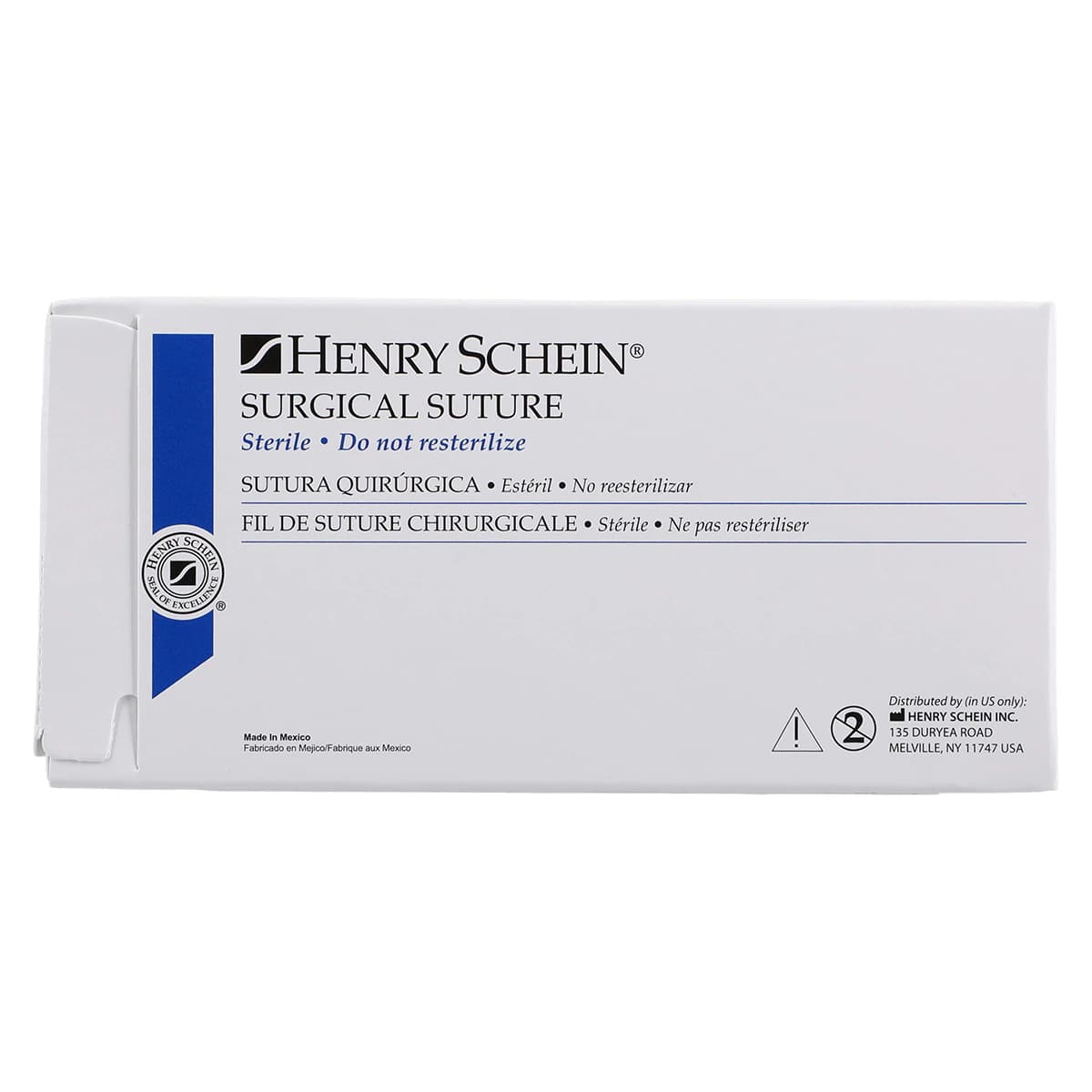 Henry Schein Chromic Gut Absorbable Surgical Sutures, Monofilament, 5-0, 18" Length, C-3 Precision Reverse Cutting Needle, 13mm, Undyed Beige, 12/Box thumbnail 4