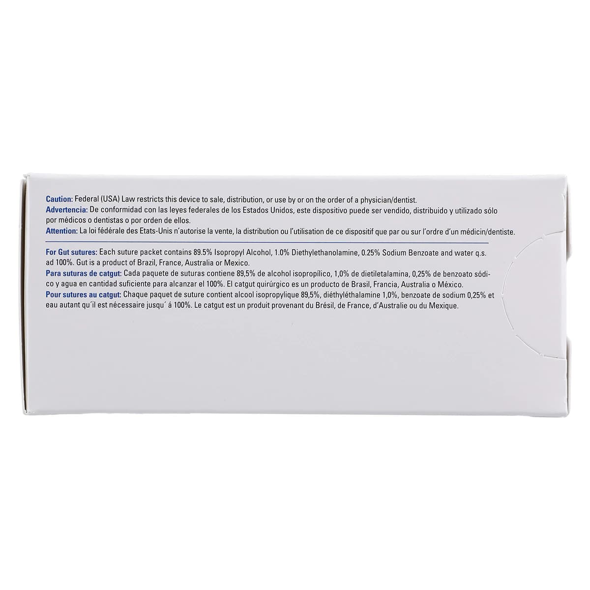 Henry Schein Chromic Gut Absorbable Surgical Sutures, Monofilament, 5-0, 18" Length, C-3 Precision Reverse Cutting Needle, 13mm, Undyed Beige, 12/Box thumbnail 5