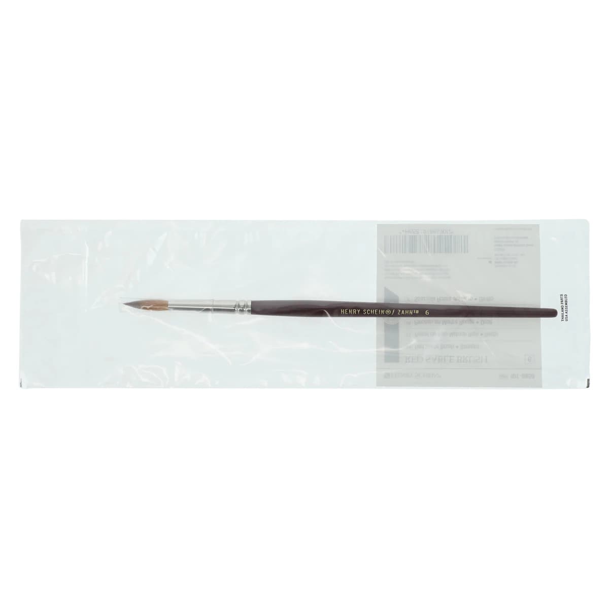 Red Sable Ceramist Brush #6, Straight thumbnail 2