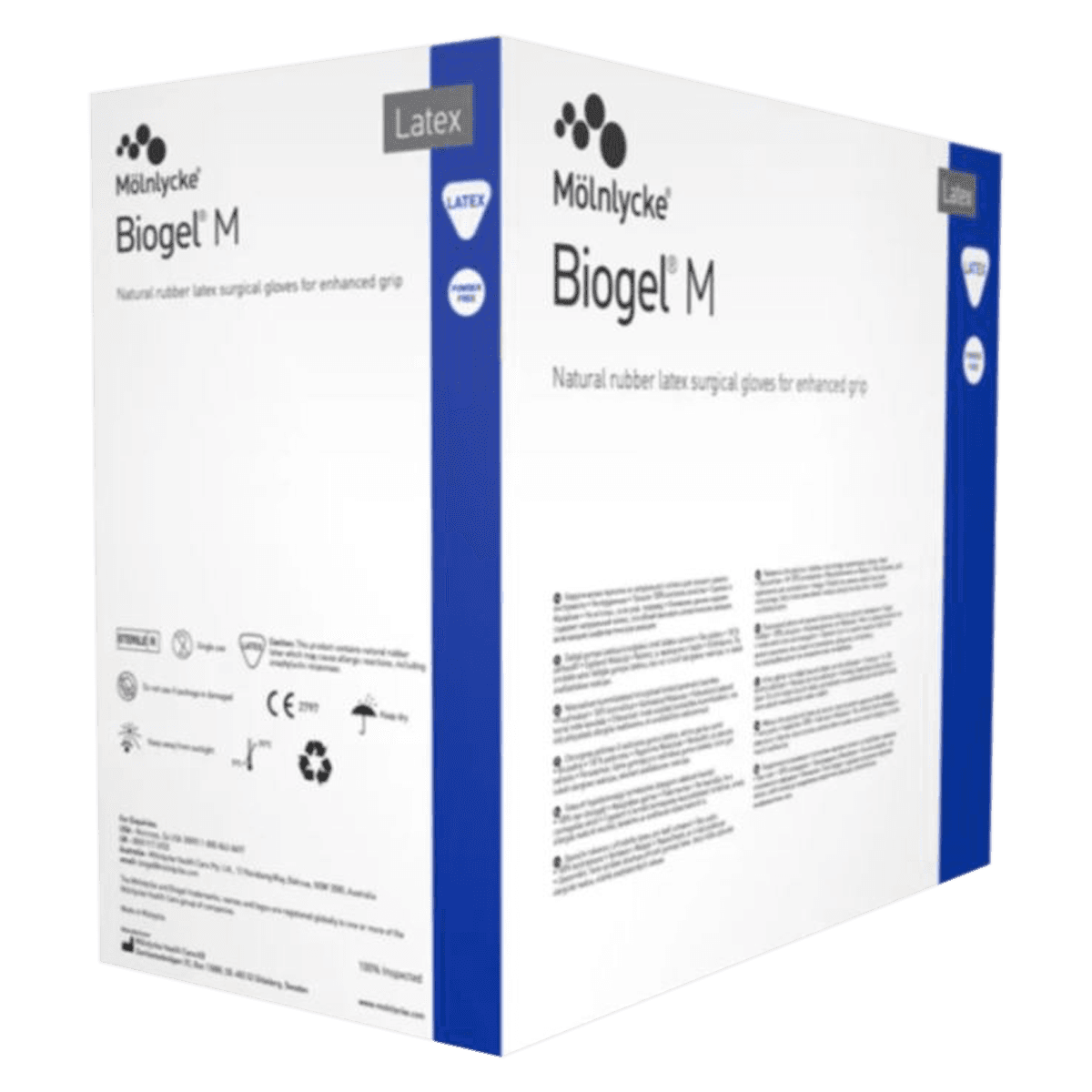Biogel M Microsurg Powder-Free Sterile Surgical Gloves, Size 6.0, Straw, 50 Pairs/Box thumbnail 2