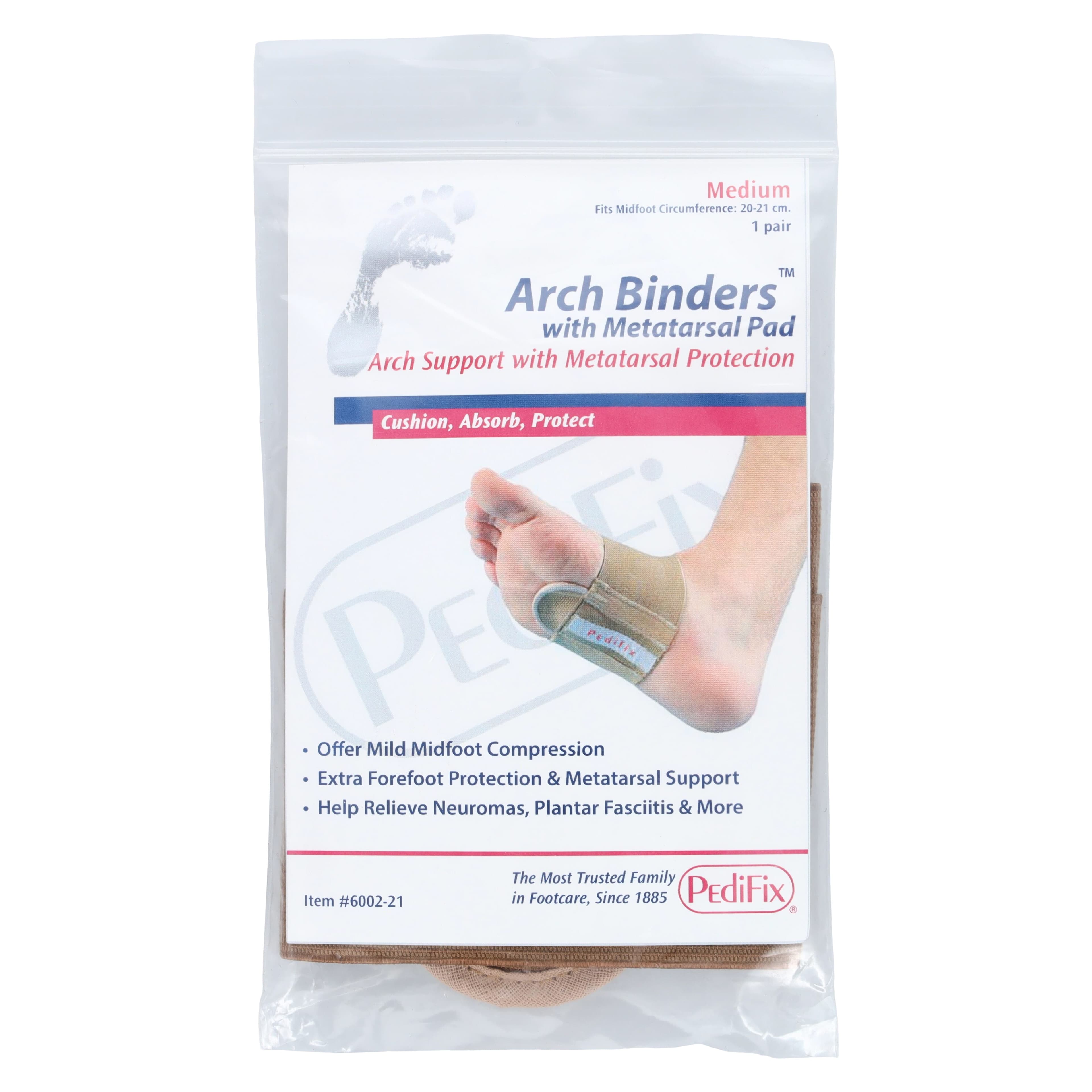 Pedifix Arch Binder Support Bandage, Cotton/Elastic, Adult Medium, 20-21 cm thumbnail 4