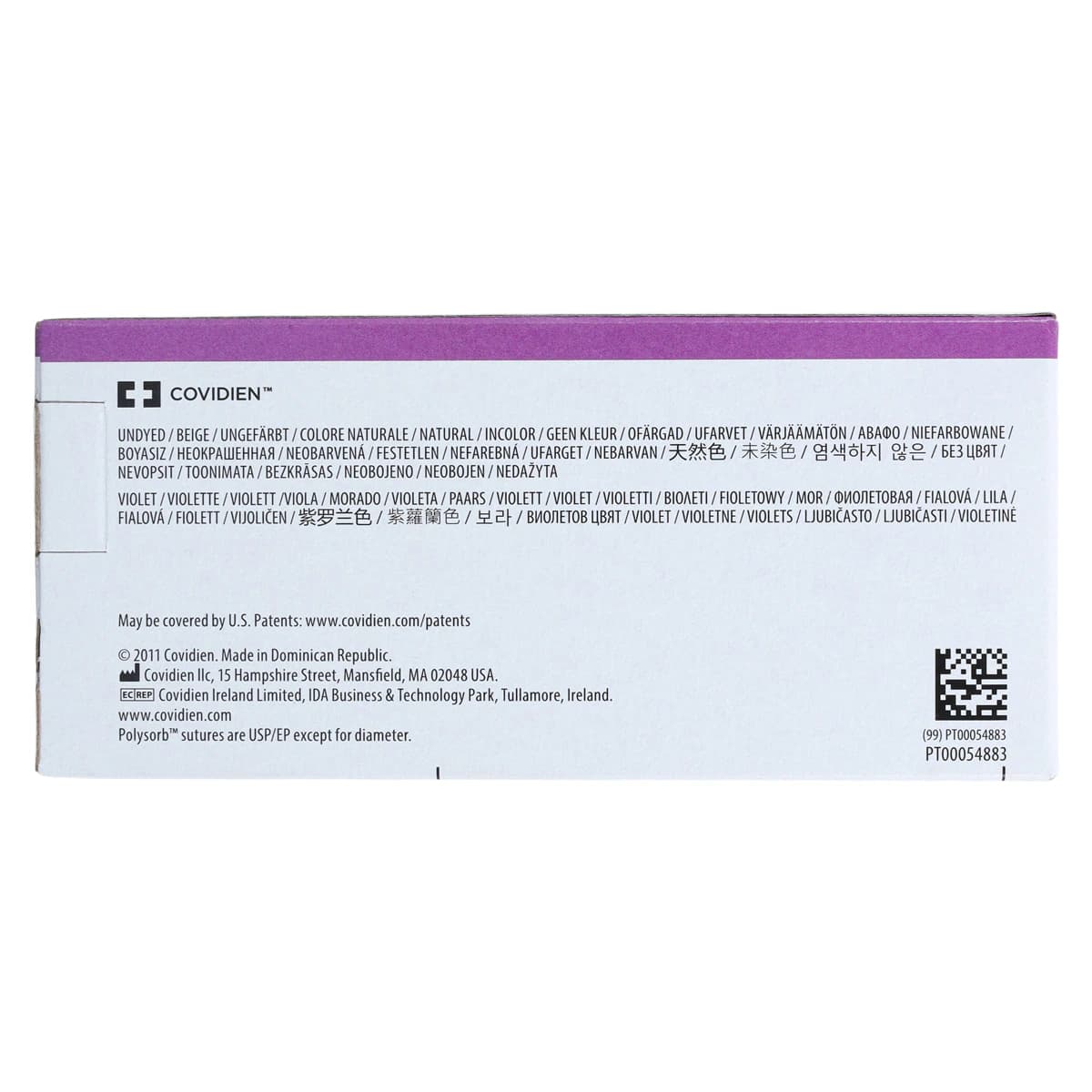 Medtronic Polysorb Absorbable Suture, 5-0, 18", P-10 Reverse Cutting Needle, Undyed, 12/Case thumbnail 6