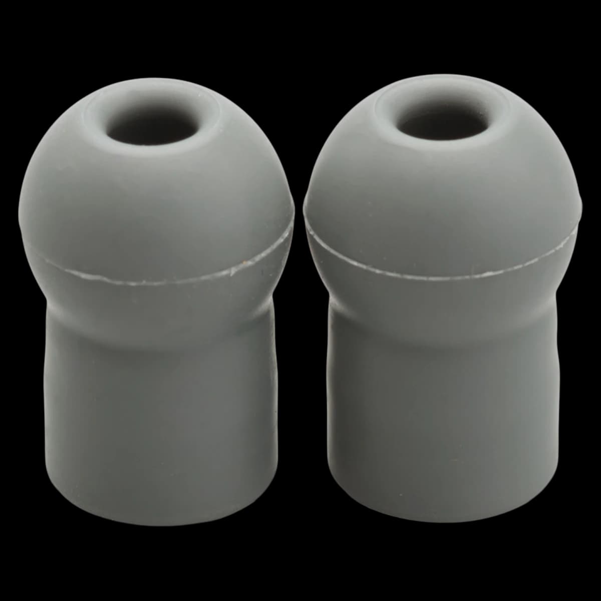 Welch Allyn Harvey Stethoscope Sealing Eartips, Gray, Comfort Fit, Reusable Pair - Eartips Harvey Steth Gray Cmft - Image 1