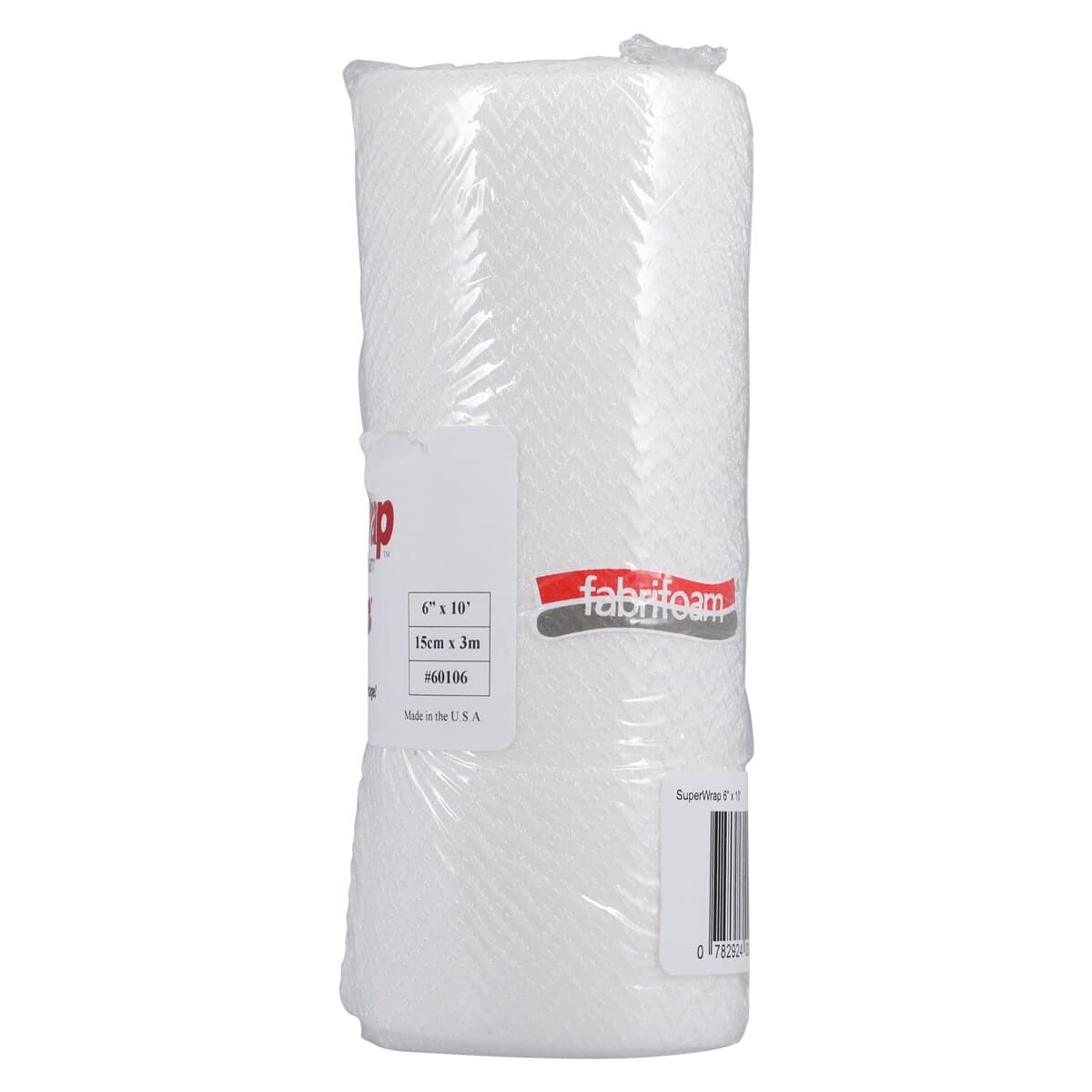 Fabrifoam SuperWrap Stretch Bandage, Nylon/Lycra with Foam Back, 6" x 10 yd, White, Each thumbnail 3