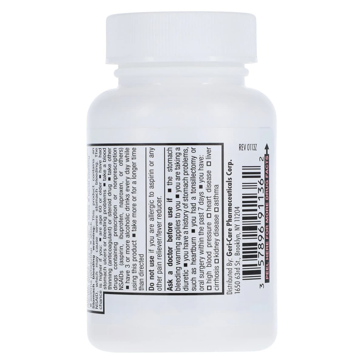 Aspirin 81mg Chewable Tablets, Orange Twist Cap, 36/Bottle thumbnail 3