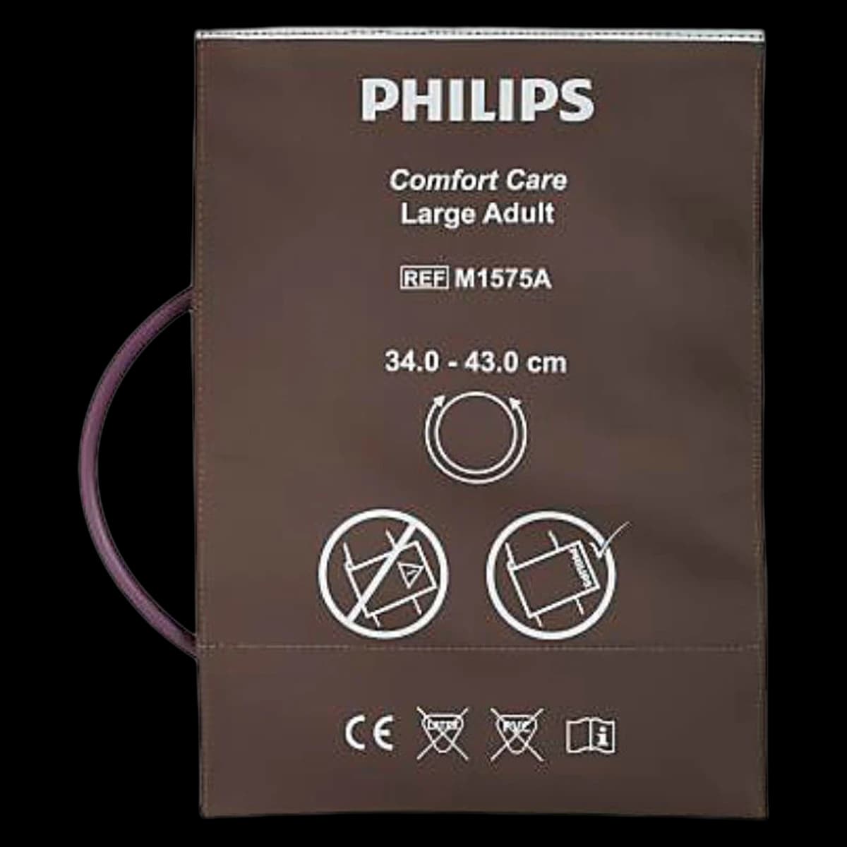 Comfort Care Reusable NIBP Cuff, Size 12, Light Mocha, Latex-Free, for Fetal Monitor - Nibp Cuff Reusable Adult - Image 1
