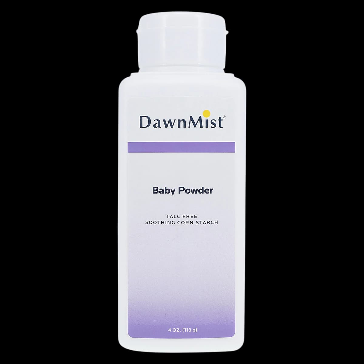 DawnMist Baby Powder Pediatric, Blended Cornstarch, Fresh Scent, 4 oz, 48/Case - Baby Powder Pediatric - Image 1