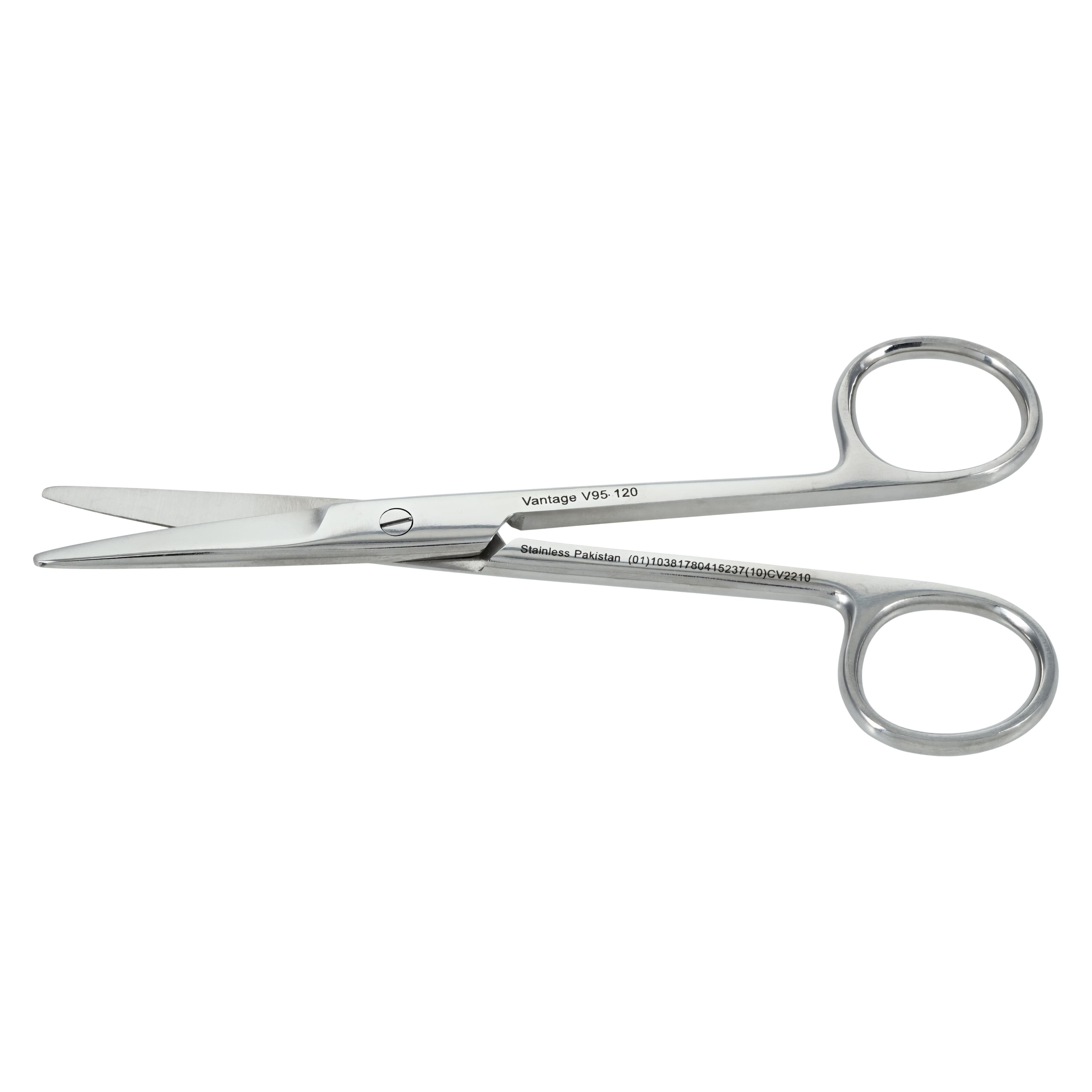 Vantage Mayo Dissecting Scissors, Straight, 5.5" (5-1/2"), Stainless Steel, Each thumbnail 2