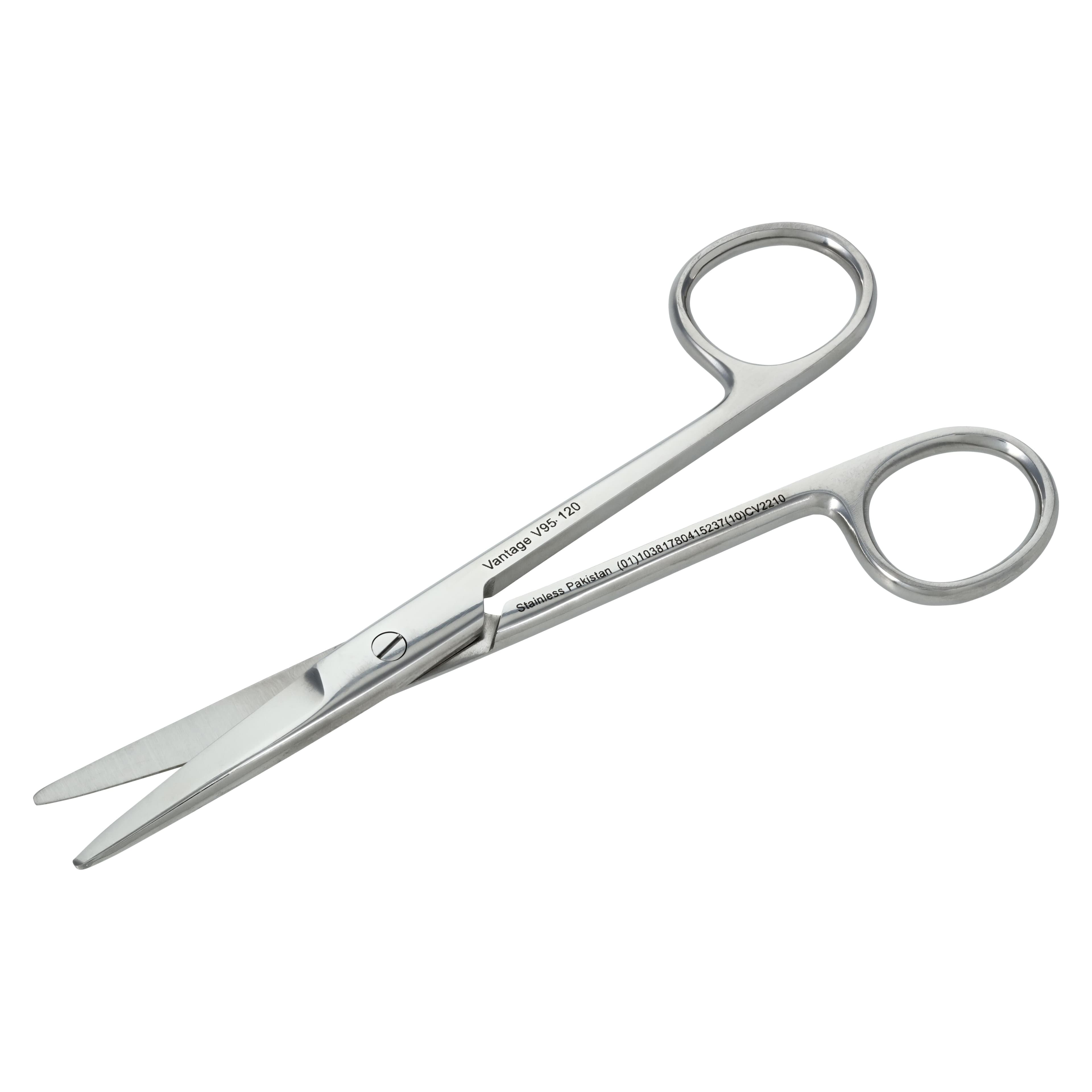 Vantage Mayo Dissecting Scissors, Straight, 5.5" (5-1/2"), Stainless Steel, Each thumbnail 4