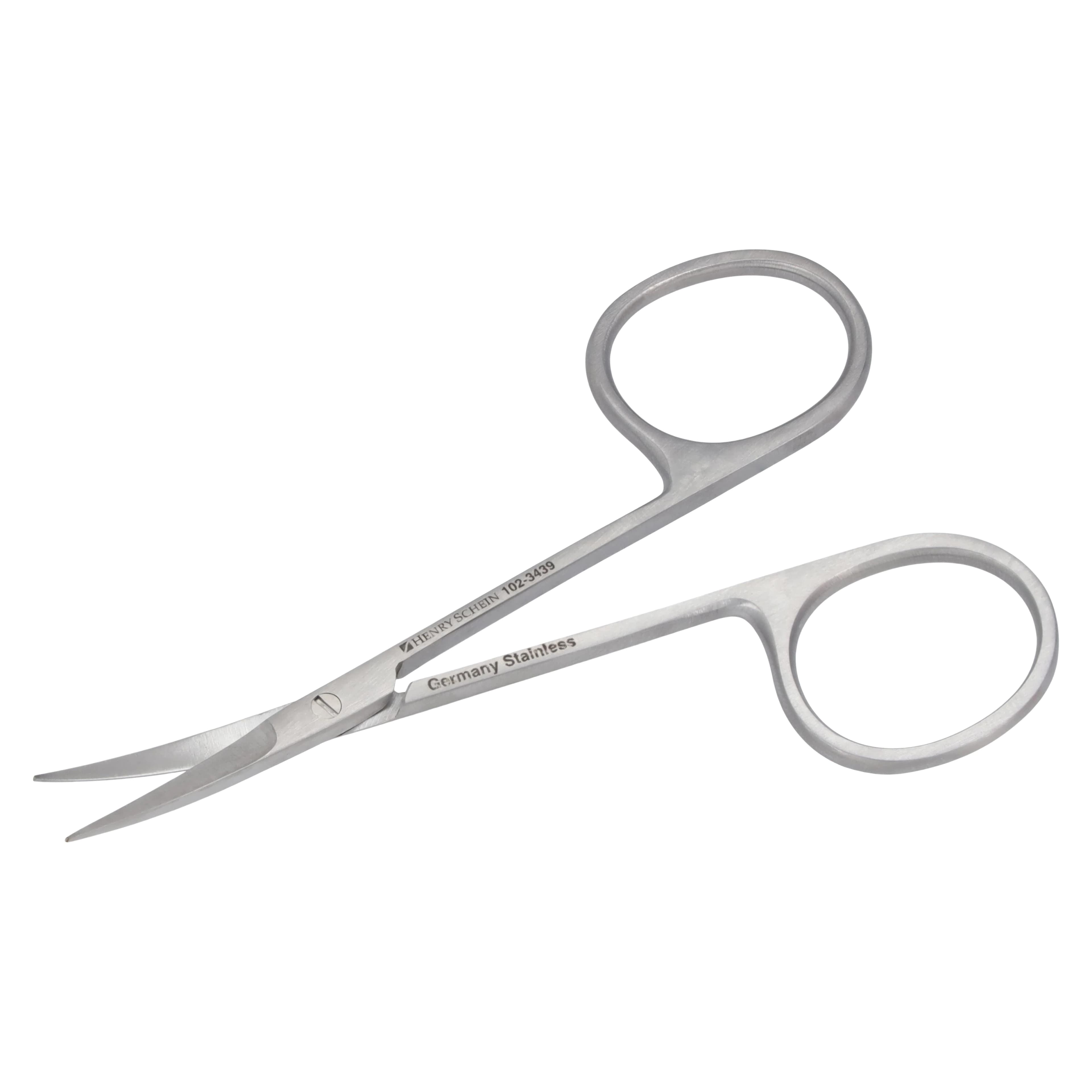 Henry Schein Iris Scissor Delicate Curved 3.5" Stainless Steel Sterile, Each thumbnail 4