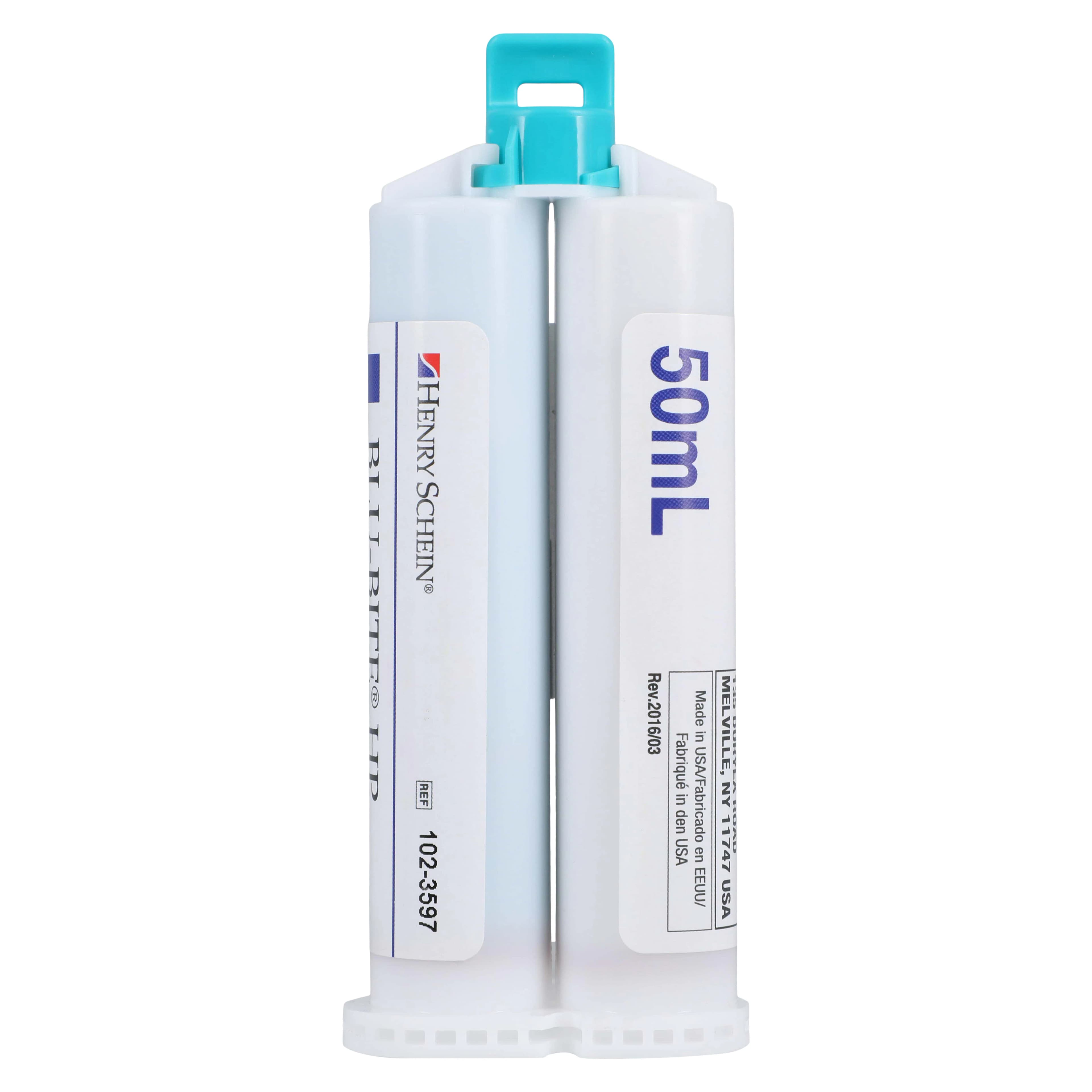 Blu-Bite HP Fast Set Bite Registration Material, Vinylpolysiloxane, Mousse, Unflavored, 2/Bx thumbnail 6