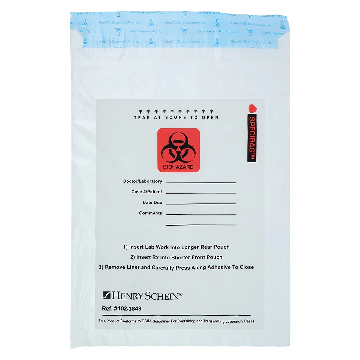 Transport Bags Plastic, 9" x 13", 500/Box - Transport Bags Plastic - Image 1