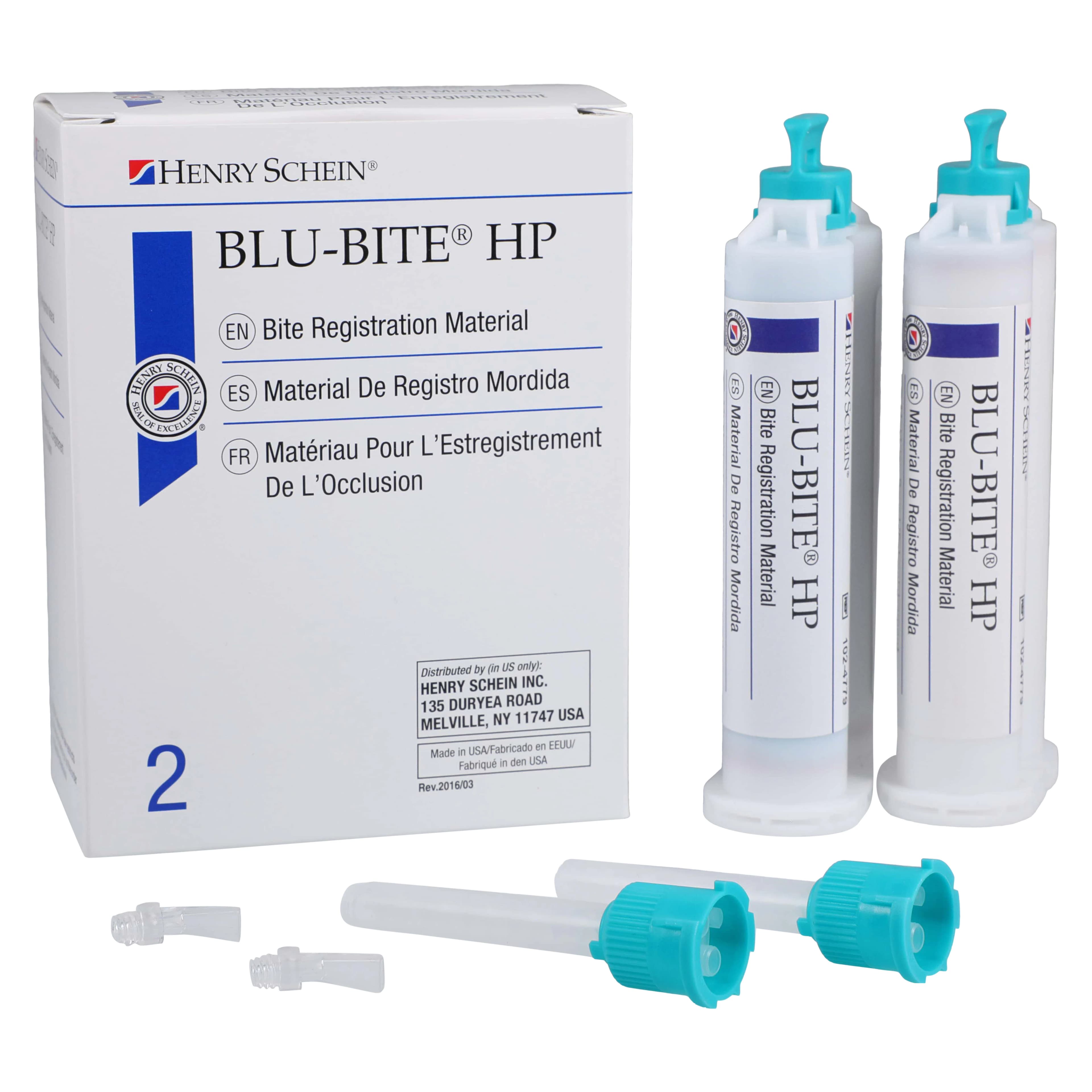 Blu-Bite HP Fast Set Bite Registration Material, Vinylpolysiloxane, Mint, 2/Bx thumbnail 2