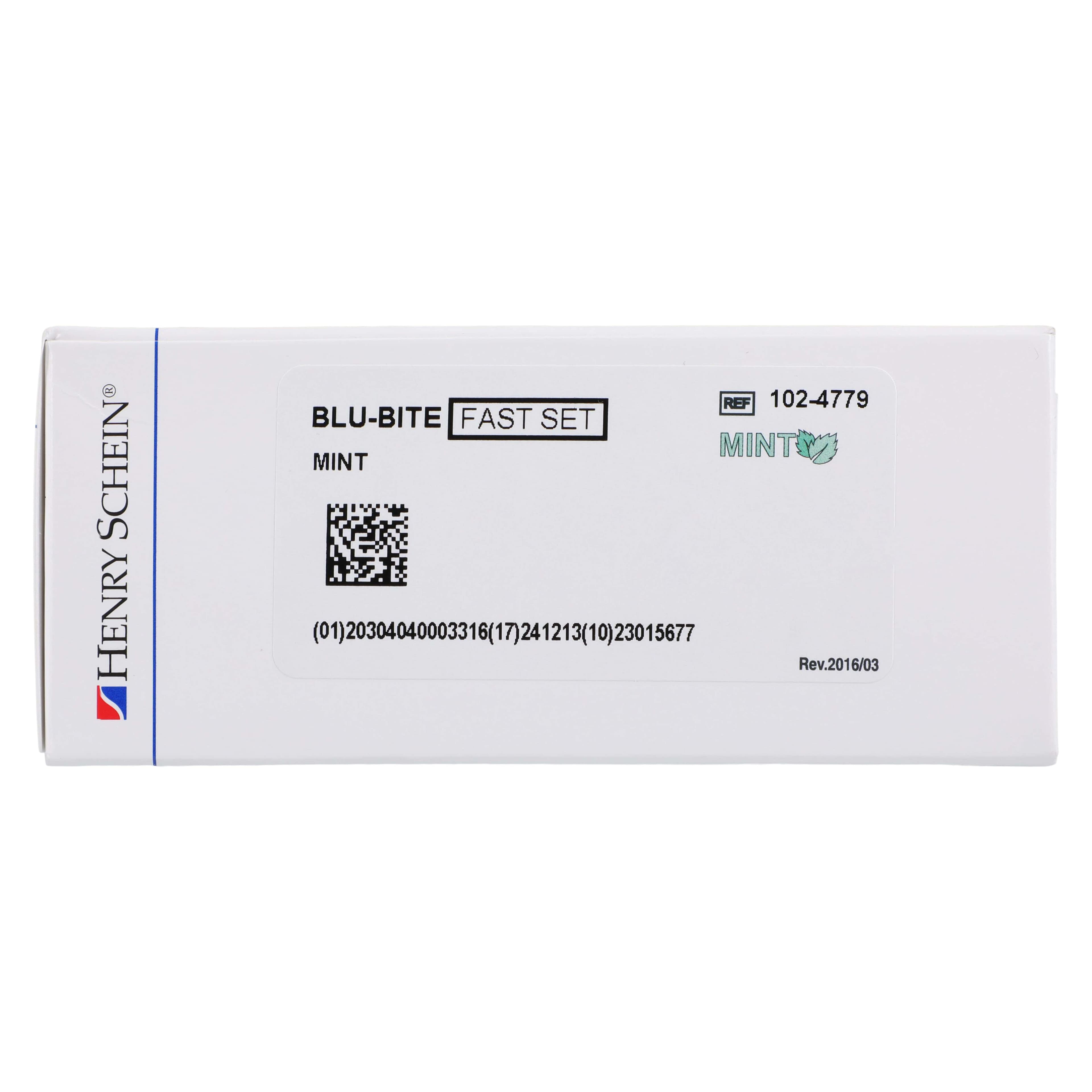 Blu-Bite HP Fast Set Bite Registration Material, Vinylpolysiloxane, Mint, 2/Bx thumbnail 12