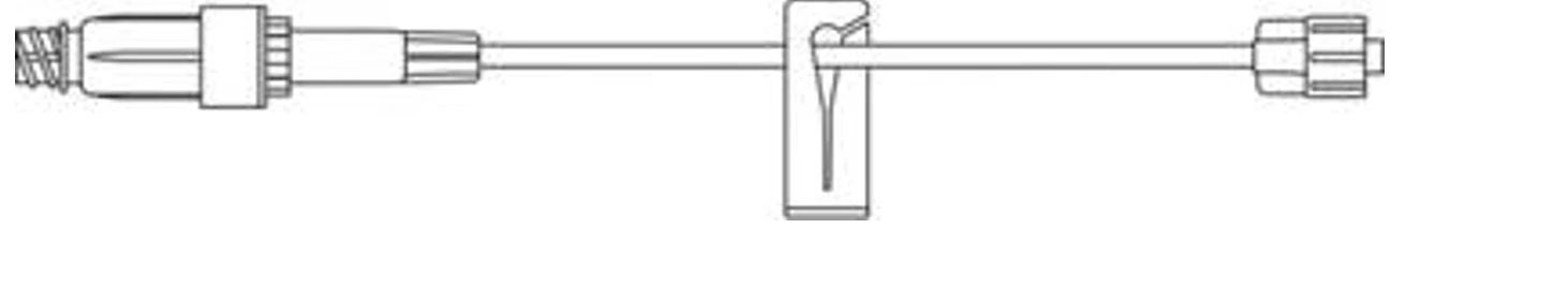 B Braun Extension Set Small Bore, IV, Needleless, 8" Spin-Lock Male Luer Lock Connector, Sterile, Latex-Free, 100/Case thumbnail 2