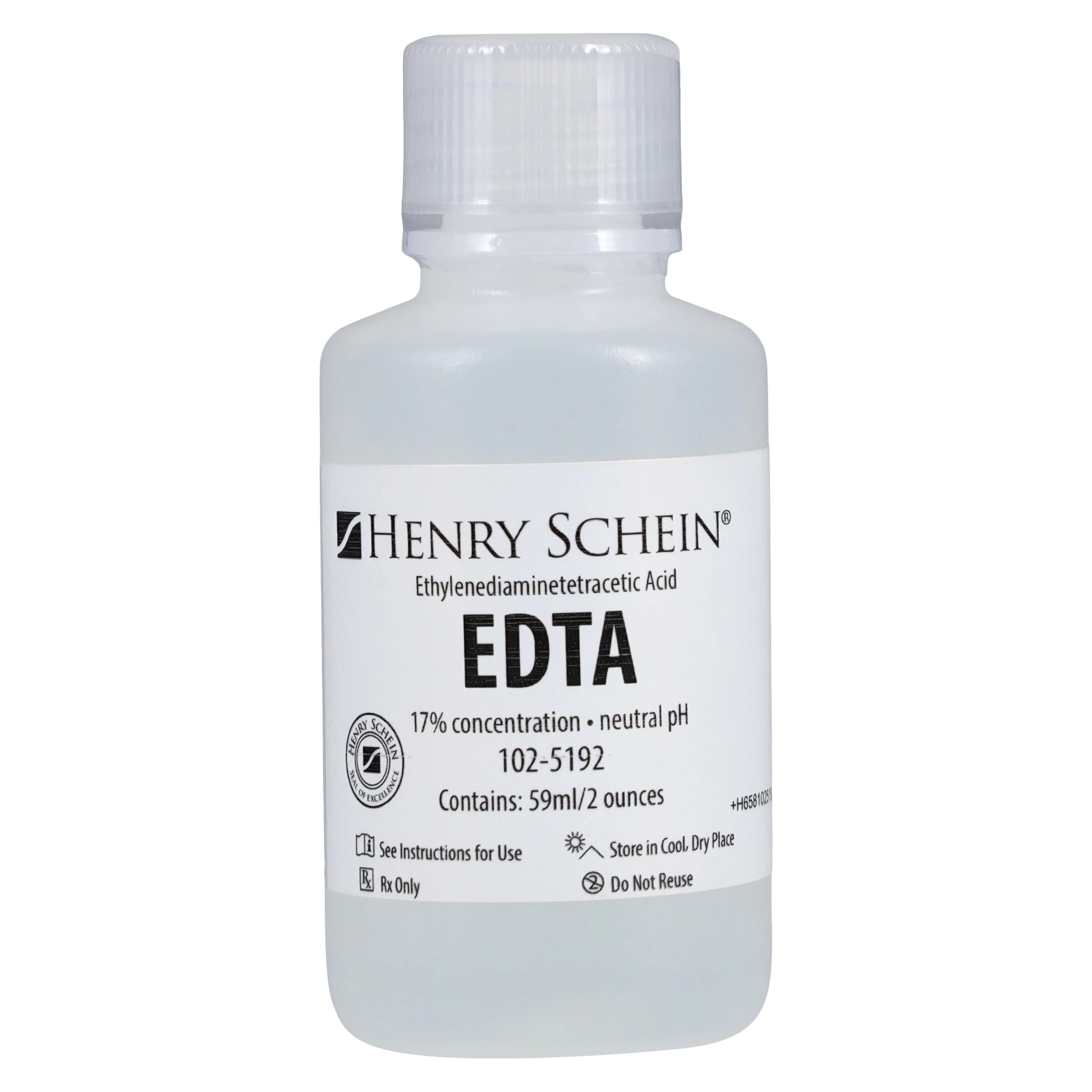 EDTA Solution 17%, 2 oz Liquid Bottle, Each - EDTA Solution 17% - Image 1