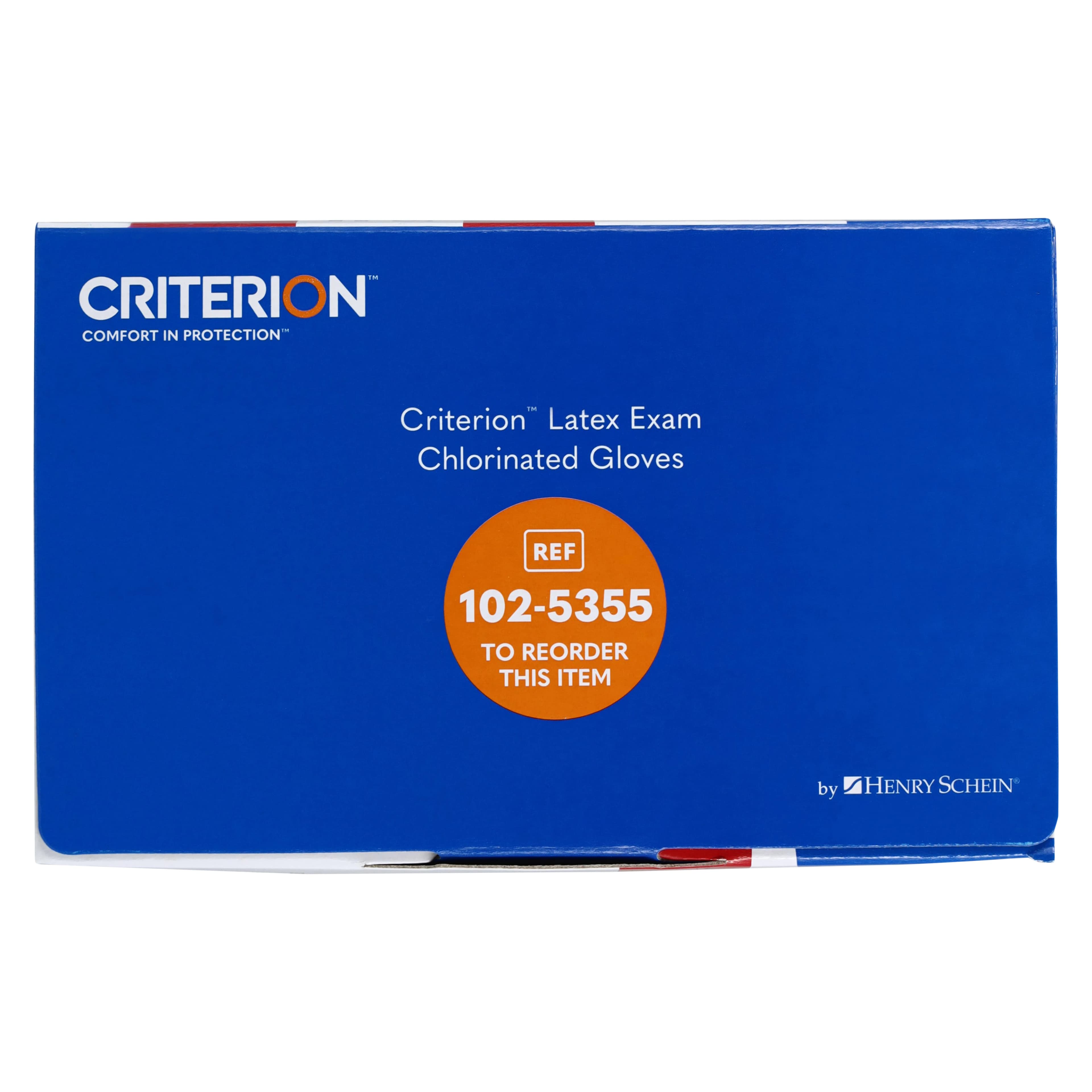 Criterion CL Latex Exam Gloves, Medium, White, Non-Sterile, Powder-Free, 100/Box thumbnail 5
