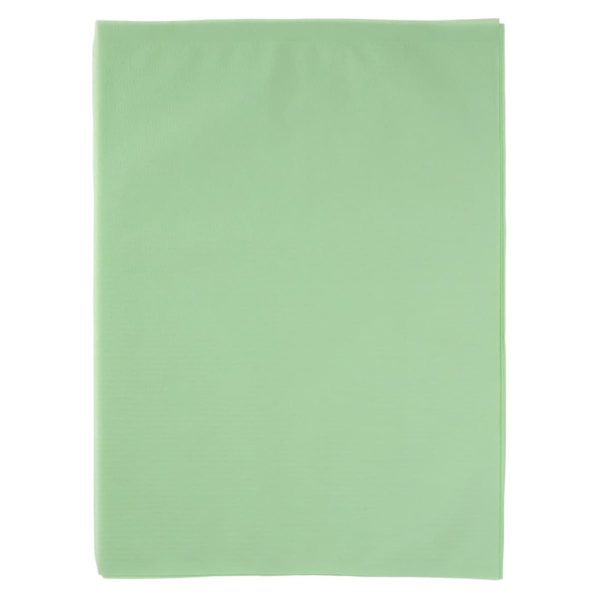 HSI Headrest Cover, Tissue/Poly, Green, 10 in x 13 in, Regular, 500/Case - HSI Headrest Cover, Tissue / Poly - Image 1