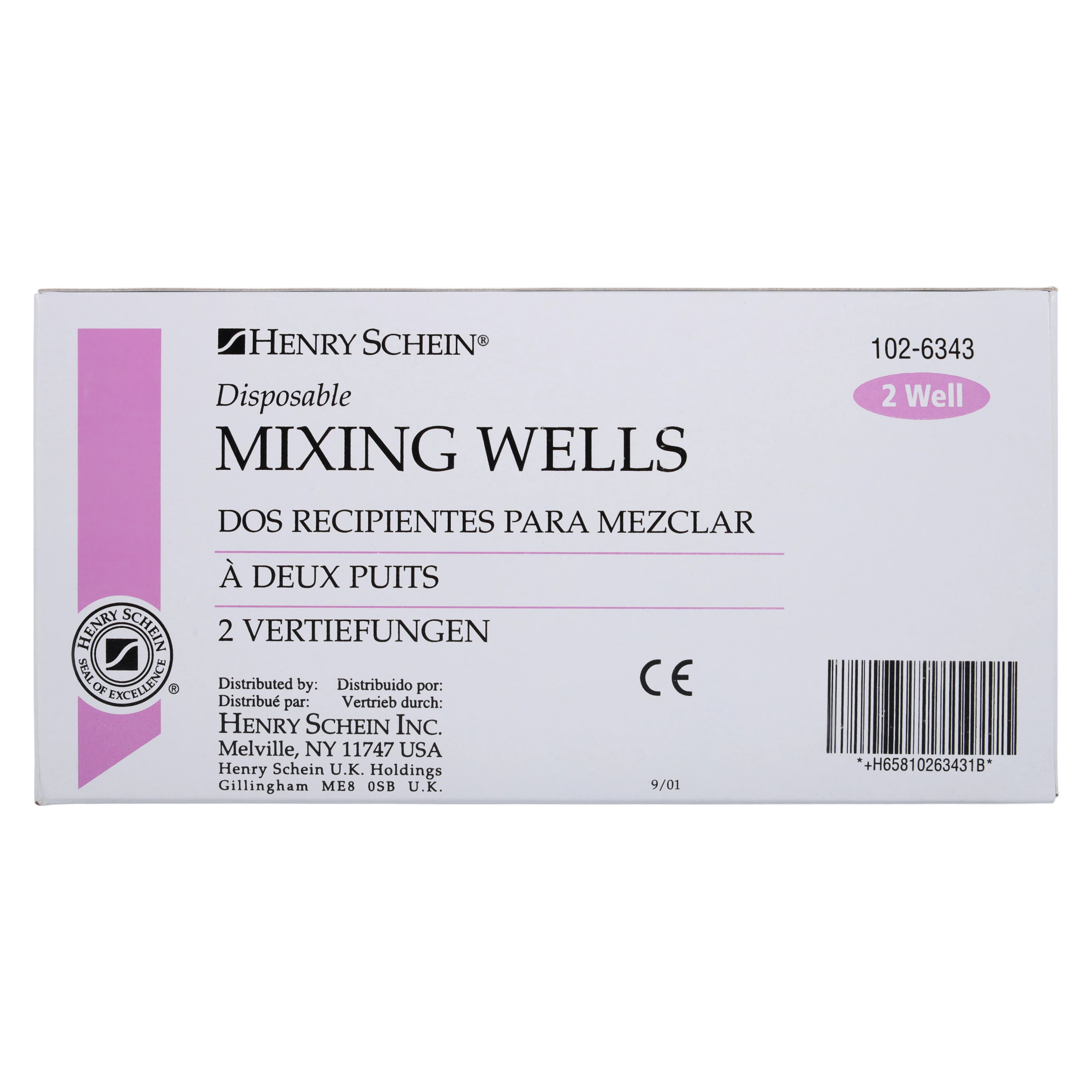 HSI Mixing Well, 2-Well, White, Disposable, 480/Box thumbnail 3