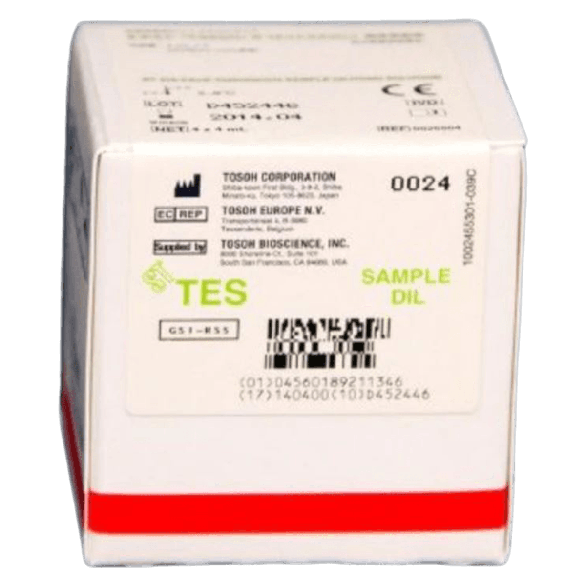 Tosoh AIA-Pack Testosterone Sample Dilution Solution, Short Time, 4 x 4 mL - Sampl Dilu Sol Short Time - Image 1