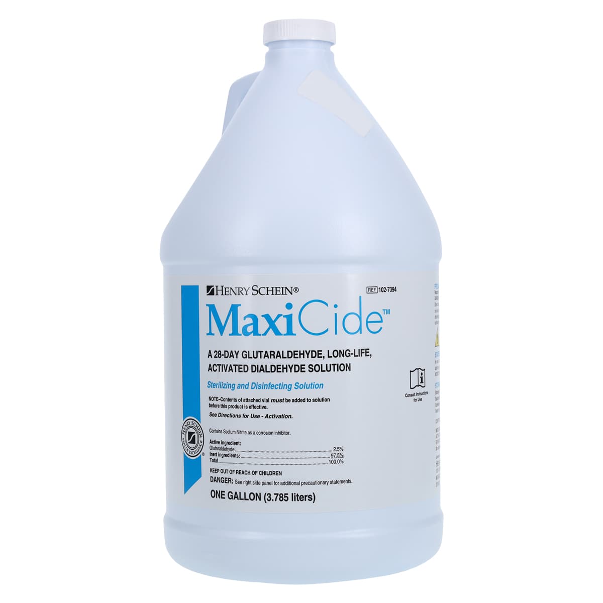 MaxiCide Instrument Disinfectant 2.5% Glutaraldehyde, 28-Day, 1 Gallon with Activator, No Dilution Required thumbnail 2
