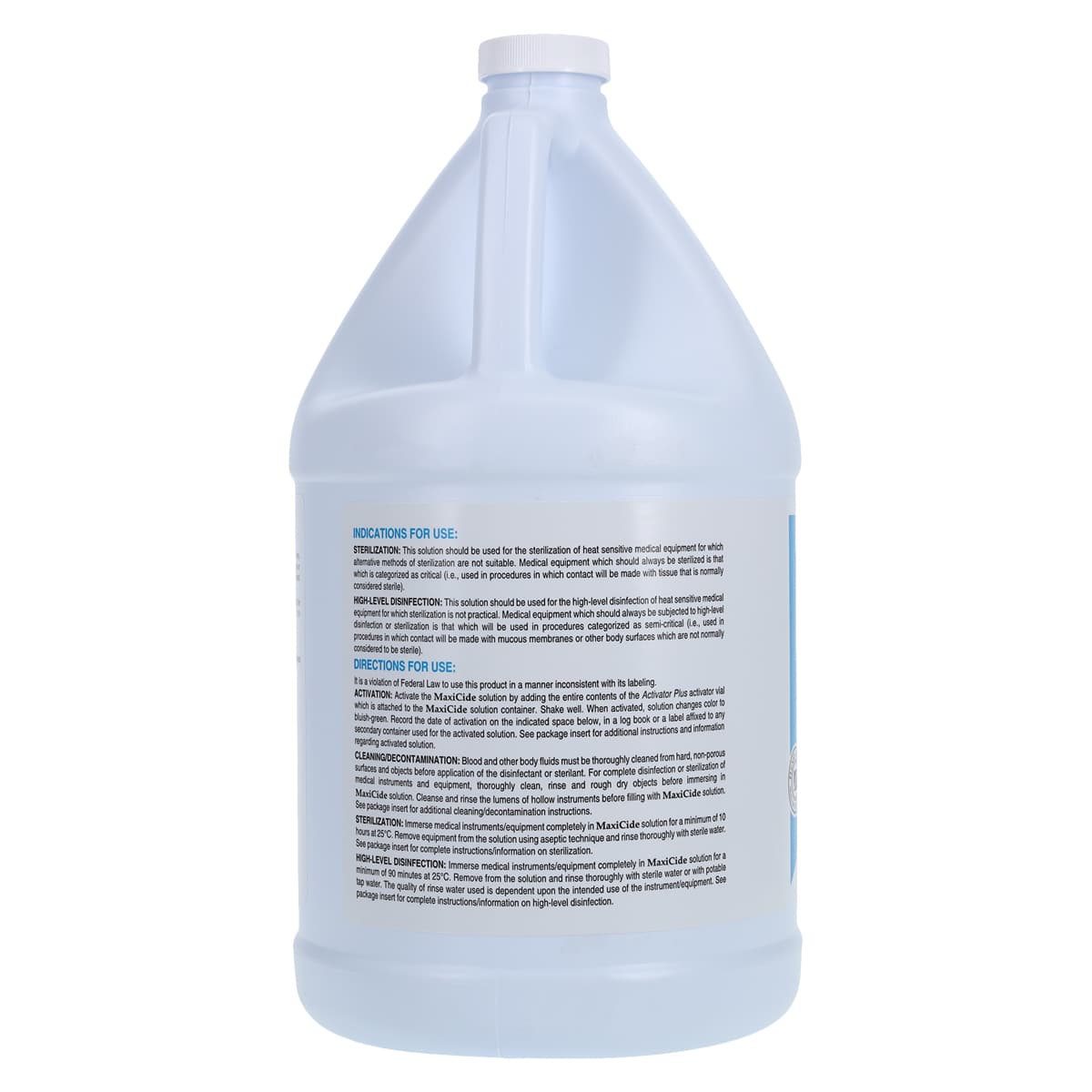MaxiCide Instrument Disinfectant 2.5% Glutaraldehyde, 28-Day, 1 Gallon with Activator, No Dilution Required thumbnail 3