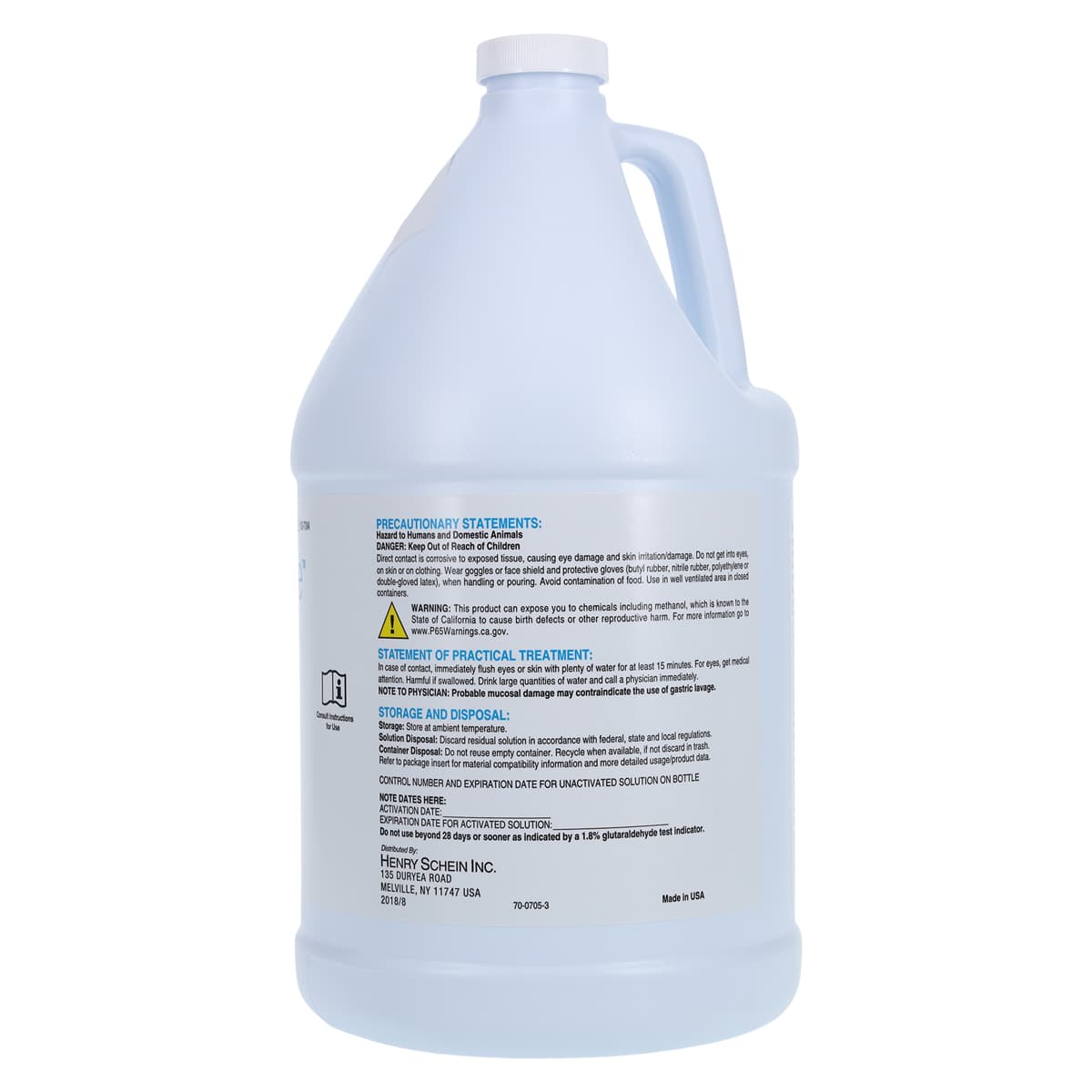 MaxiCide Instrument Disinfectant 2.5% Glutaraldehyde, 28-Day, 1 Gallon with Activator, No Dilution Required thumbnail 4