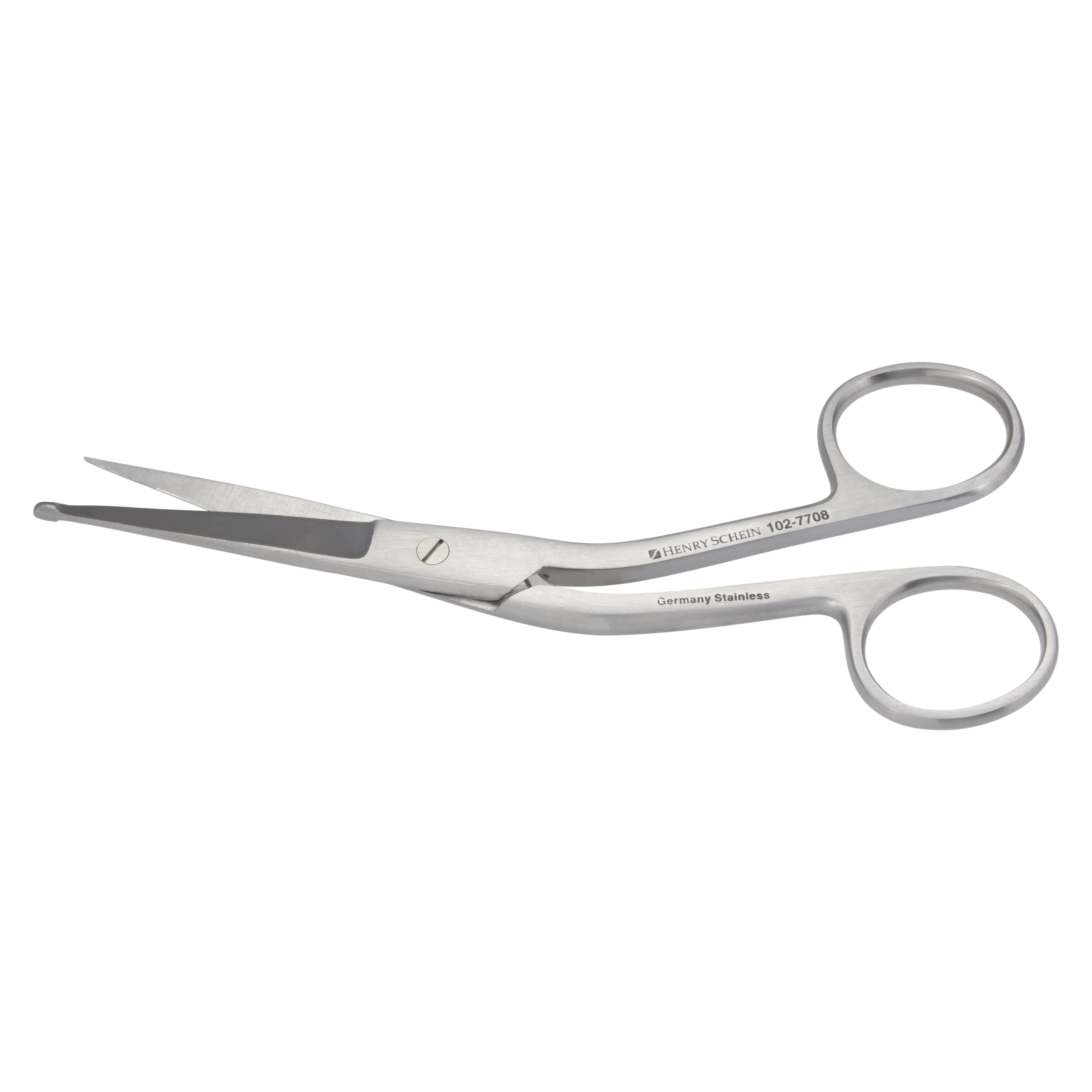 Knowles Bandage Scissors, Angled 5.5" (5-1/2"), Stainless Steel, Each - Knowles Bandage Scissors 5.5" - Image 1