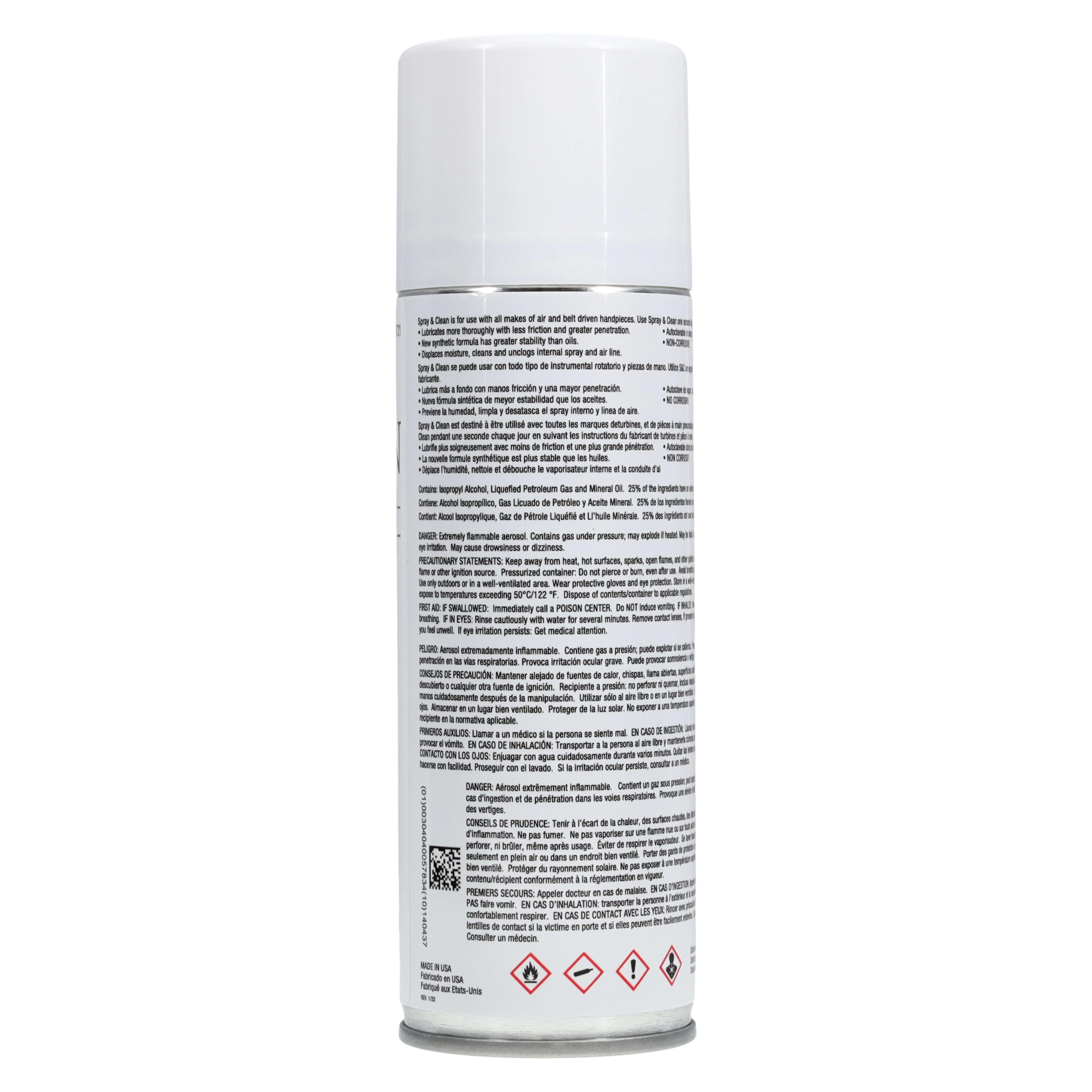Spray & Clean Synthetic Lubricant, 6 oz Can thumbnail 2