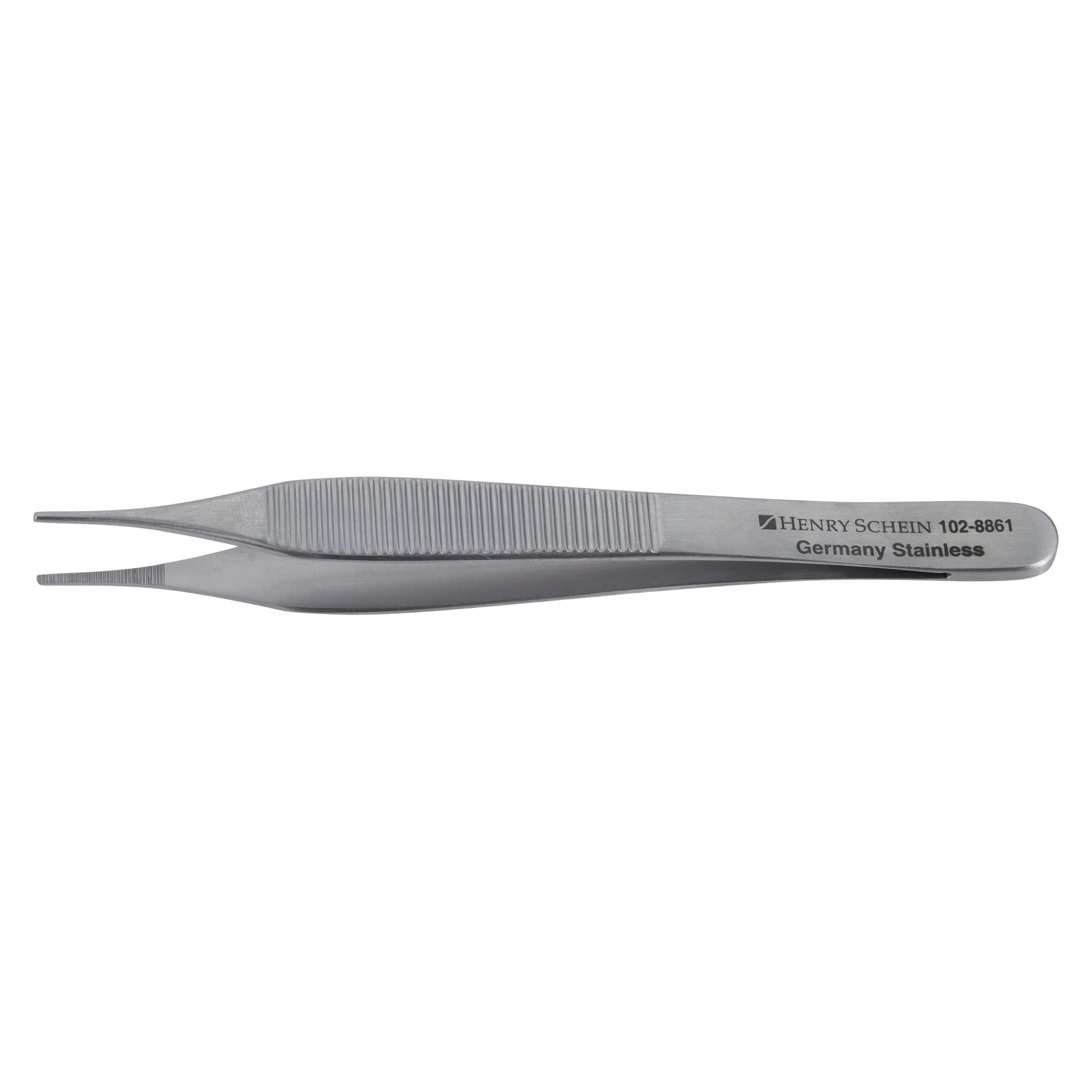 Henry Schein Micro-Adson Dressing Forceps, Serrated, 4-3/4" - Micro-Adson Dress Forcep Serr - Image 1
