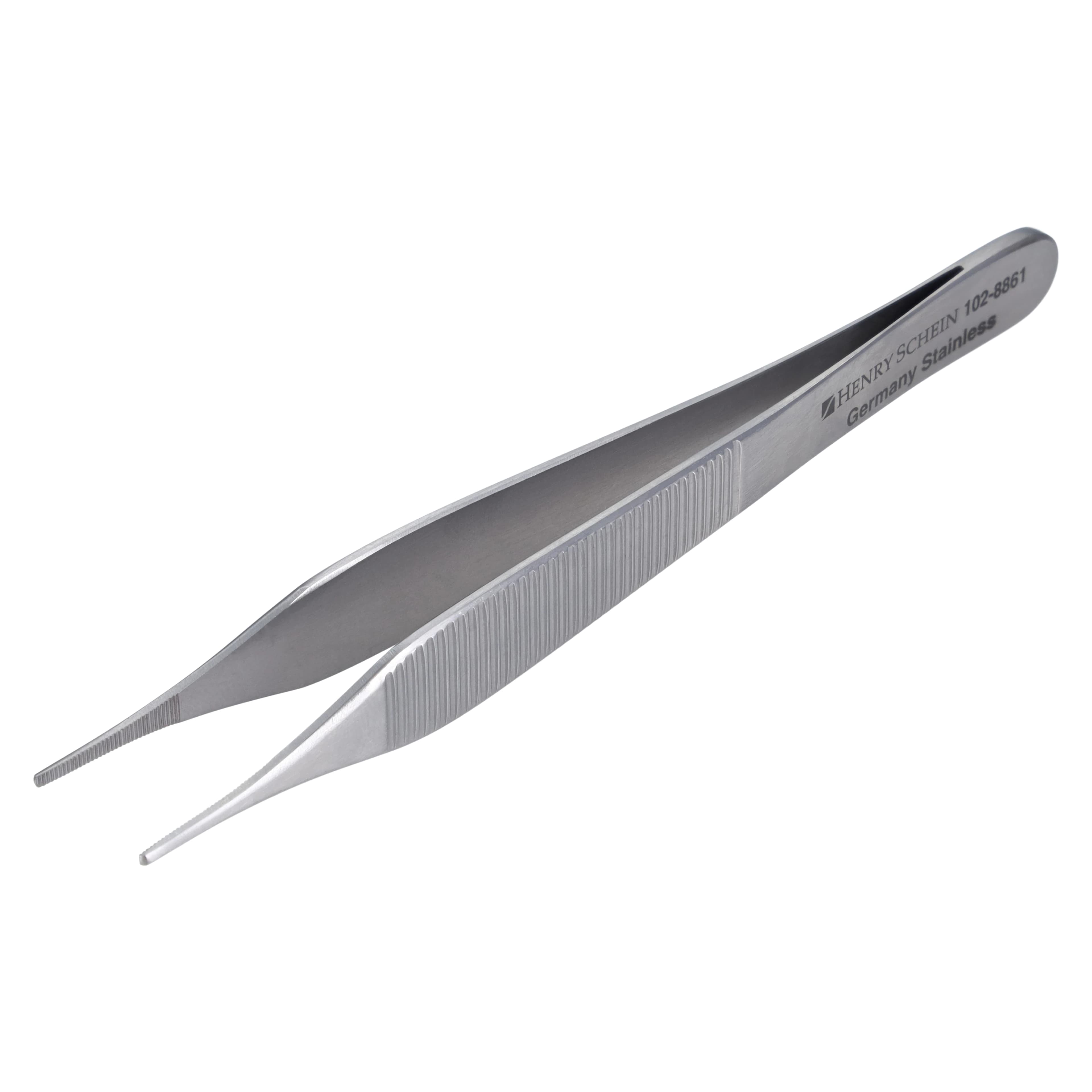 Henry Schein Micro-Adson Dressing Forceps, Serrated, 4-3/4" thumbnail 3